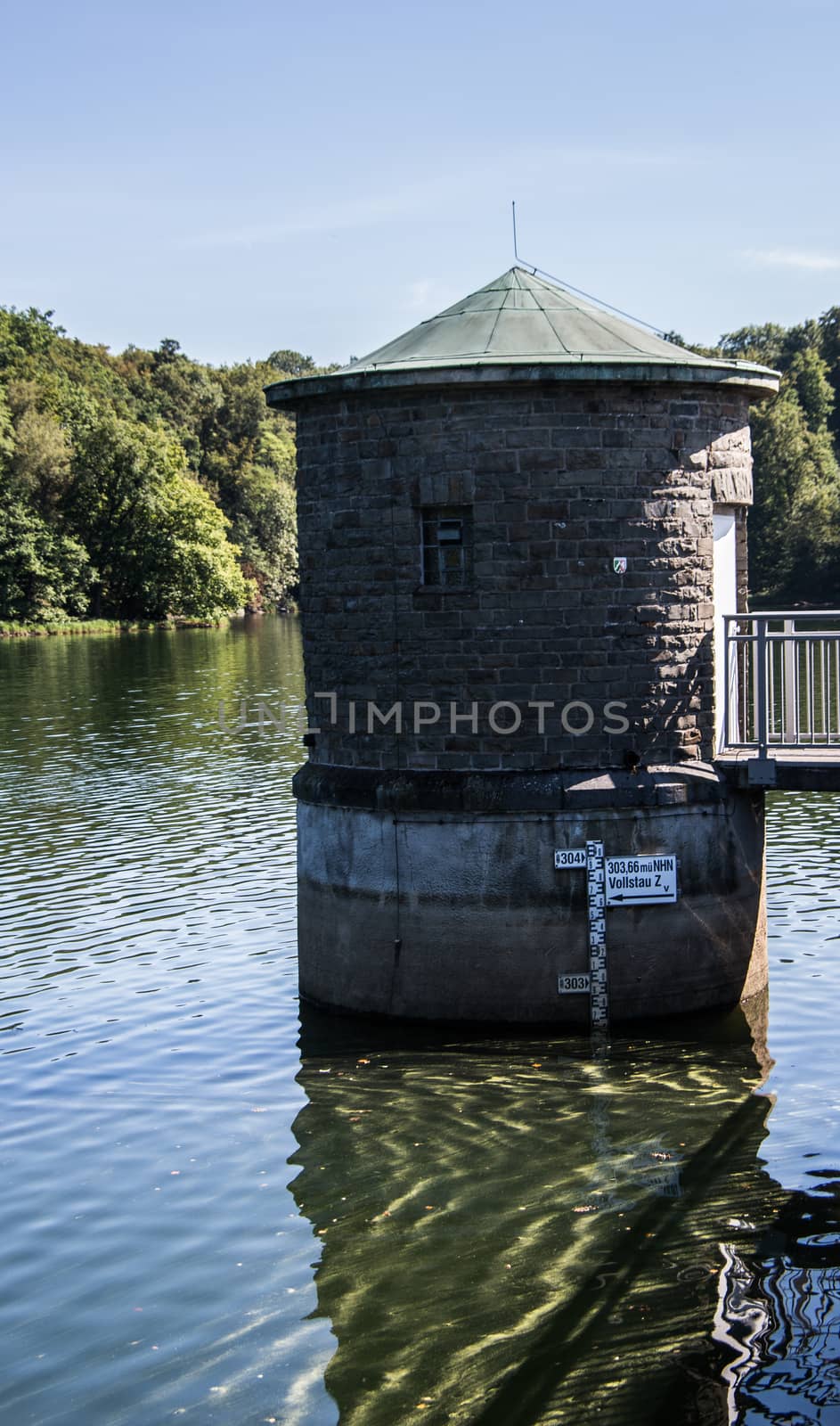 Neye dam in the Bergisches Land by Dr-Lange