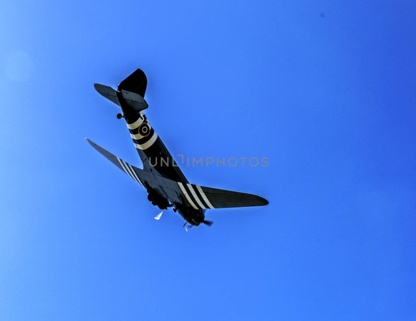 UK, Quorn - June 2015: Spitfire in the skies over Brittain