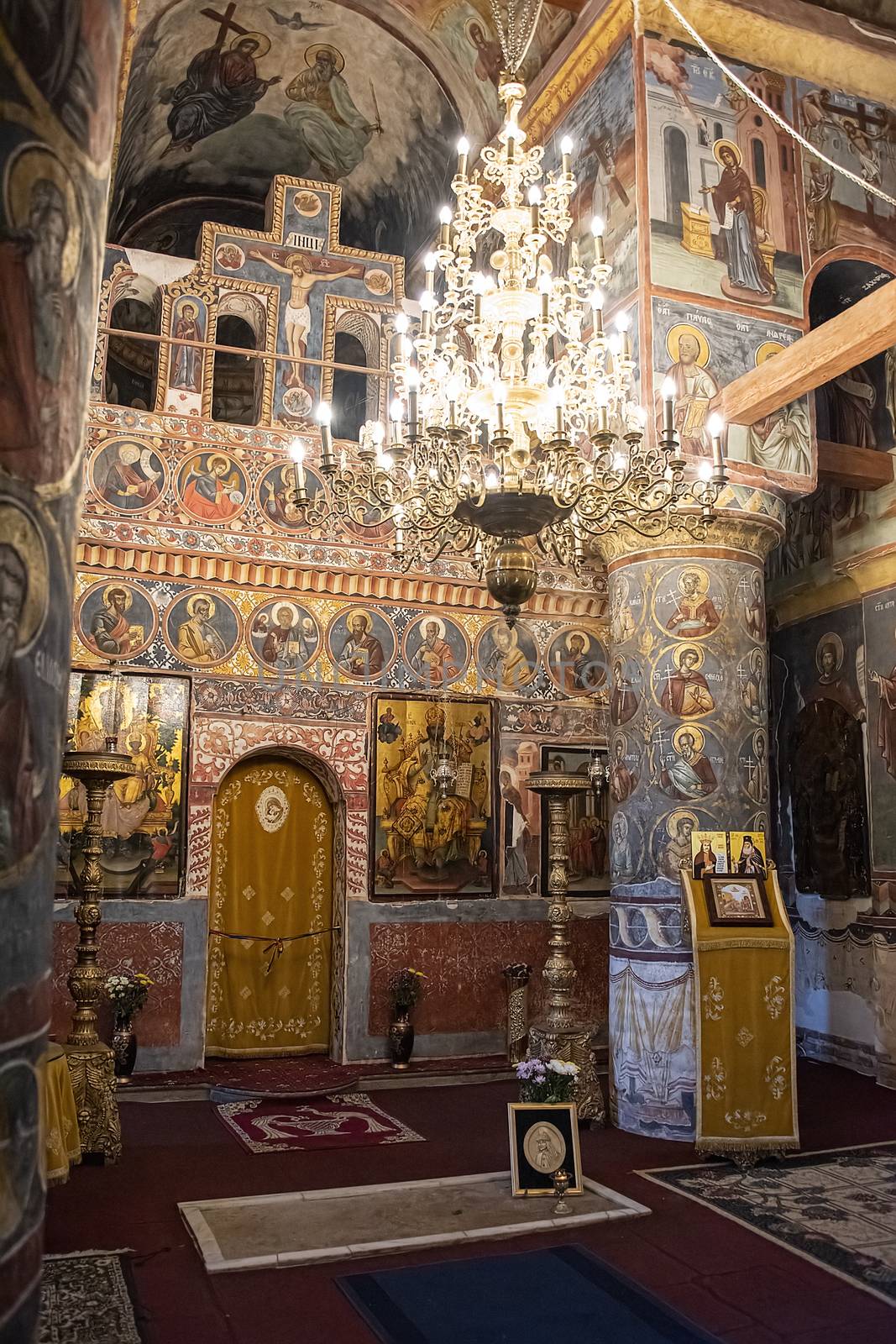 Interior of Snagov Monastary, by mrs_vision