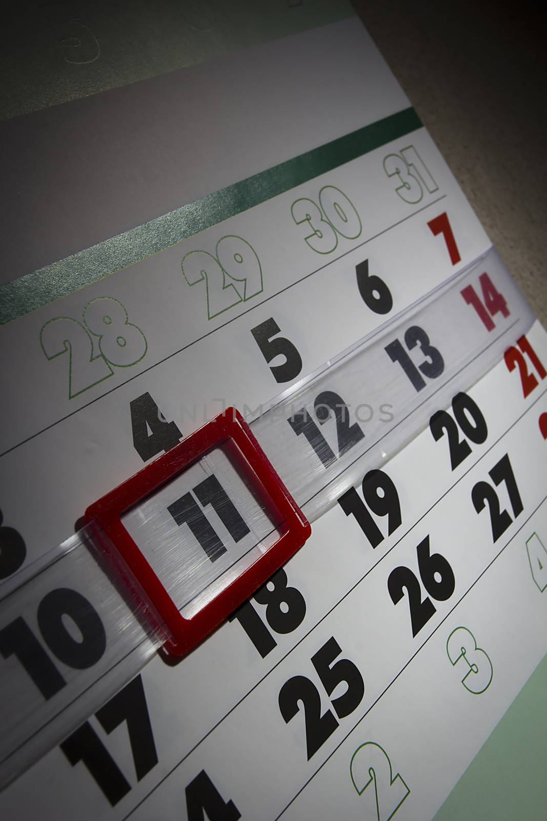 Date Calendar Page by VIPDesignUSA