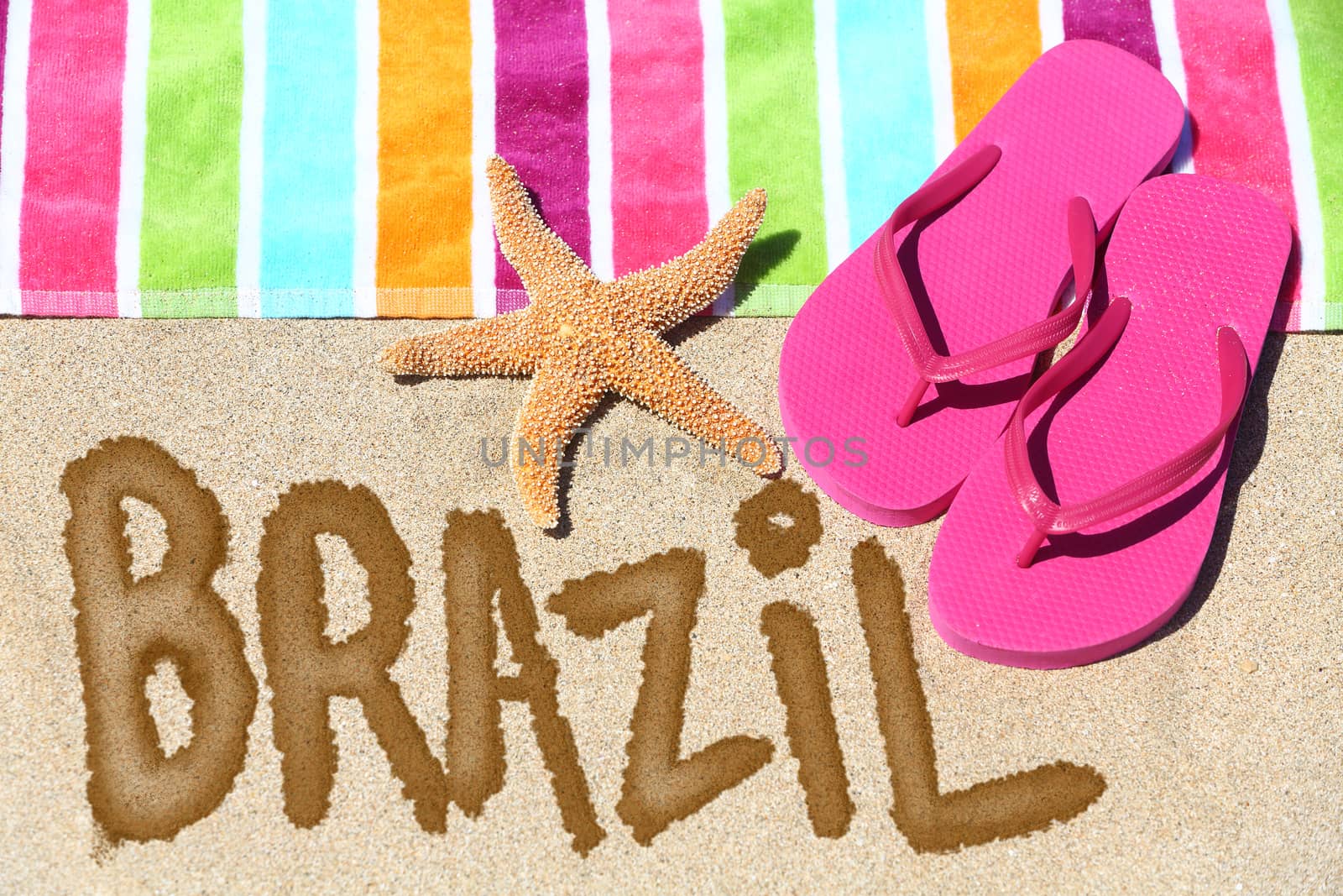 Brazil beach vacation destination concept by Maridav