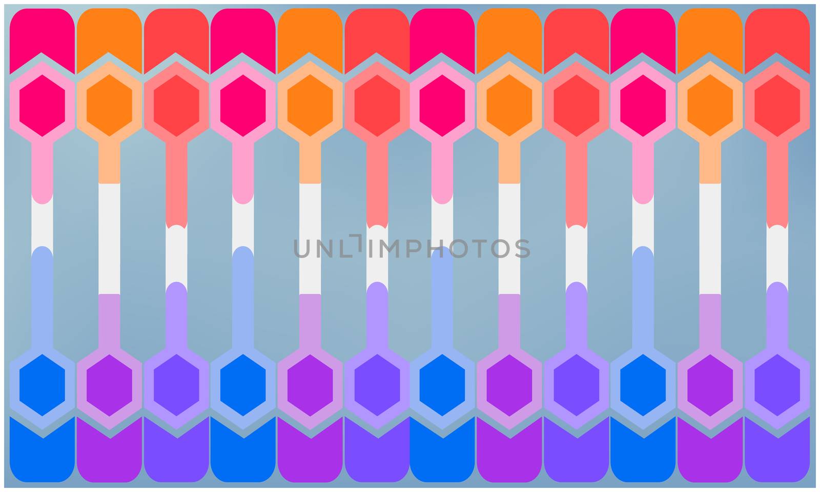 digital textile design of hexagon art on abstract background by aanavcreationsplus