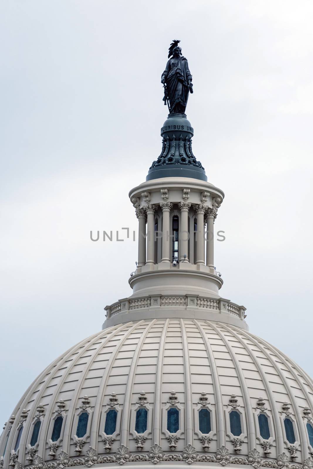 Washington DC Capitol detail.