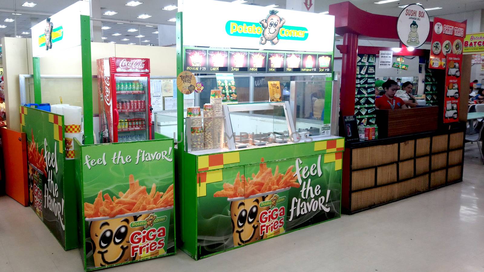 Potato corner booth in Quezon City, Philippines by imwaltersy