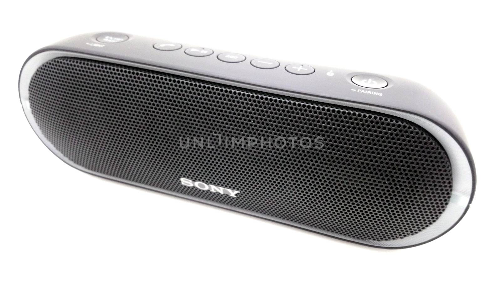 MANILA, PH - JUNE 23 - Sony bluetooth speaker on June 23, 2020 in Manila, Philippines.