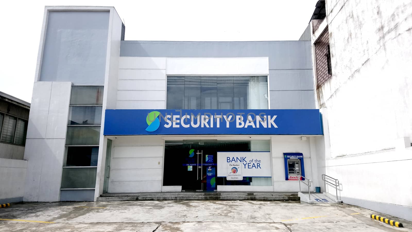 QUEZON CITY, PH - JUNE 2 - Security bank facade on June 2, 2018 in Quezon City, Philippines.