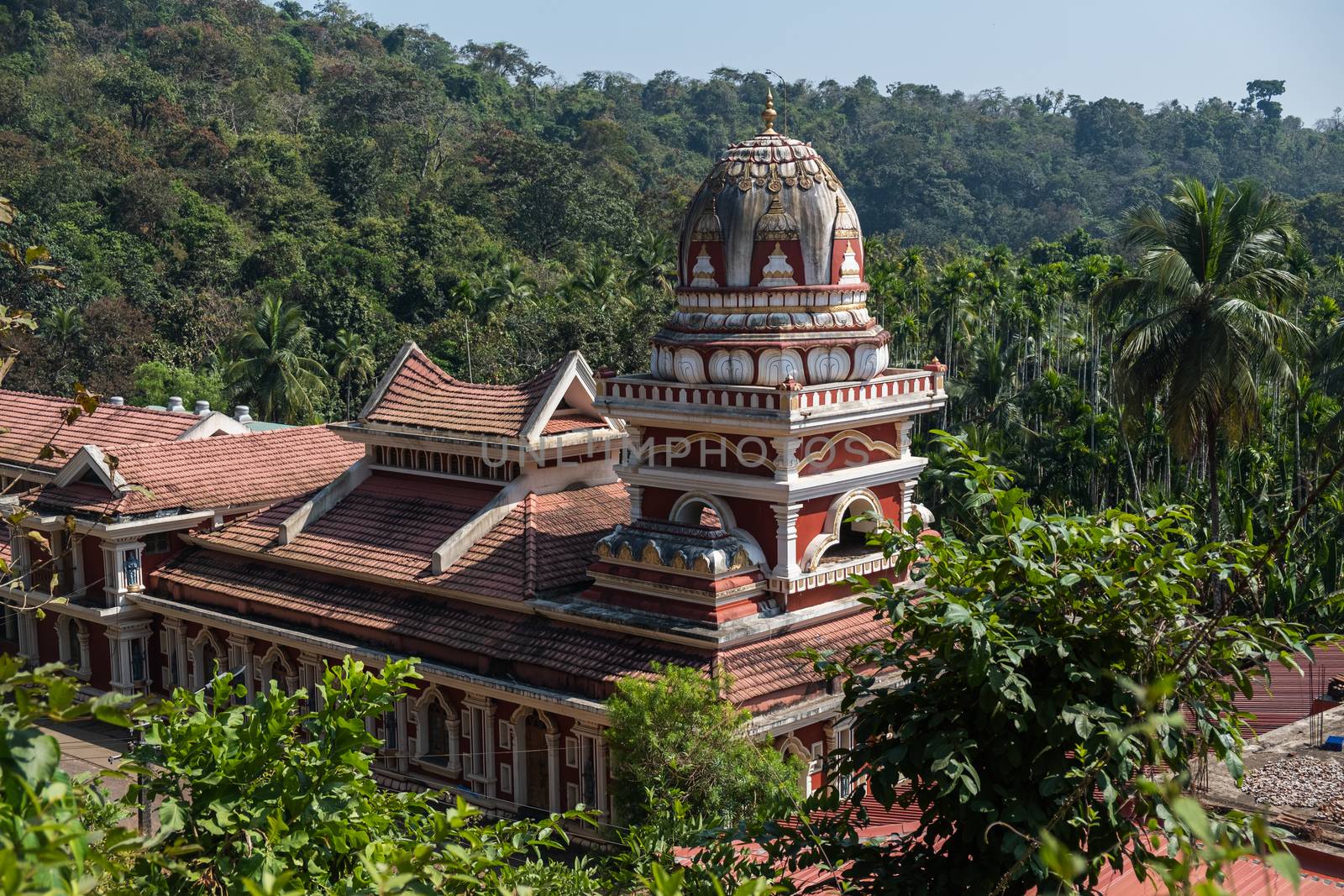 Indian temple in Jungle, South Goa, India