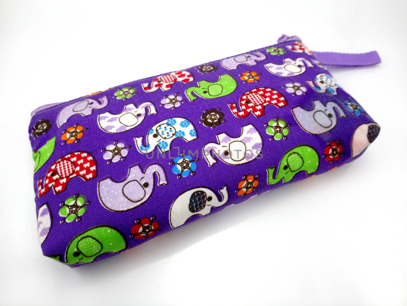 MANILA, PH - JUNE 23 - Elephant pouch purple case at Thailand on June 23, 2020 in Manila, Philippines.