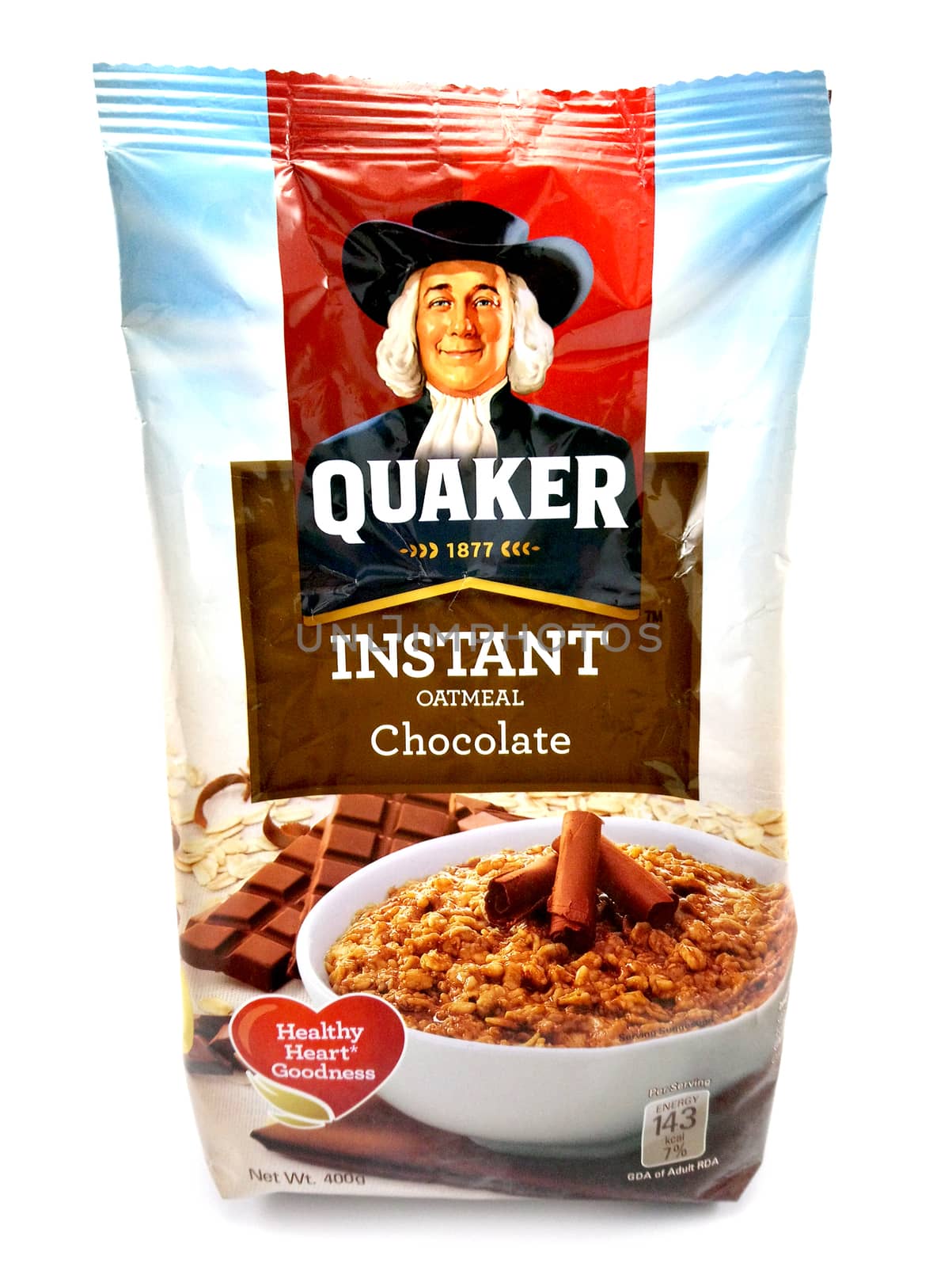 MANILA, PH - JUNE 23 - Quaker instant oatmeal chocolate flavor on June 23, 2020 in Manila, Philippines.