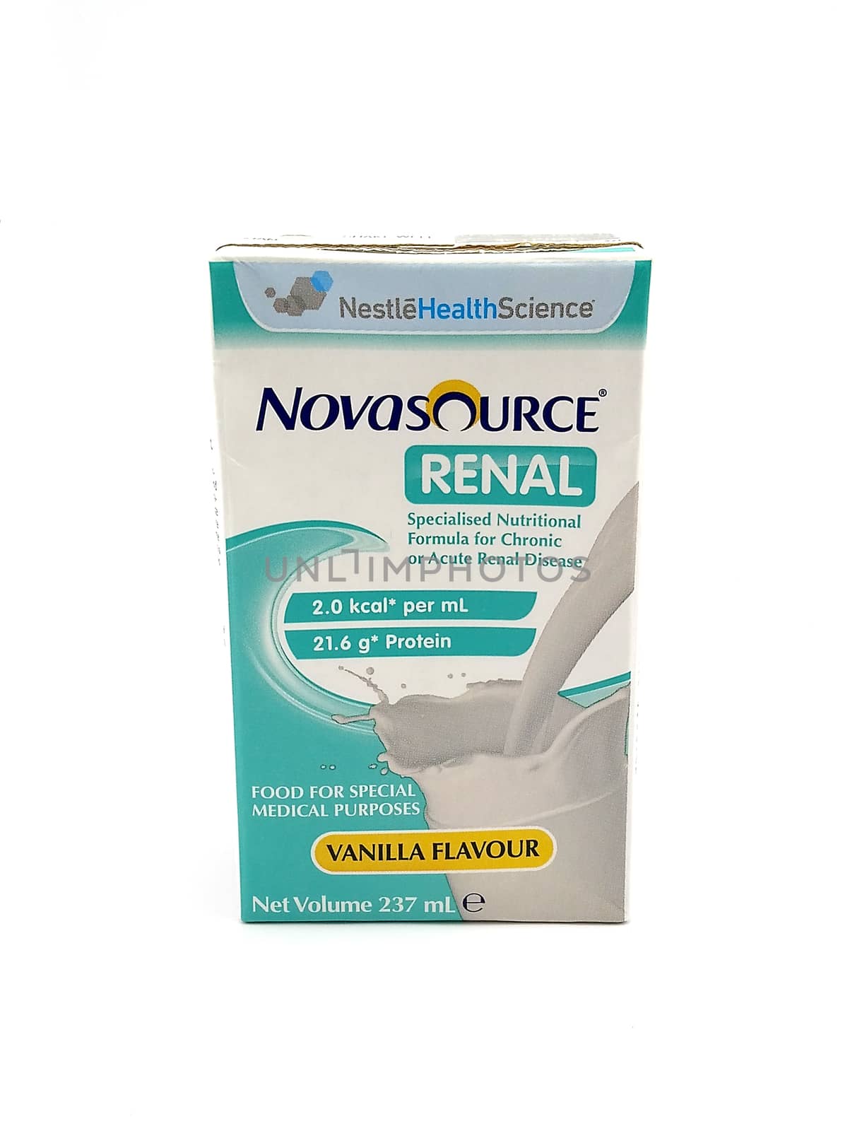 MANILA, PH - JUNE 23 - Nestle novasource renal vanilla flavor on June 23, 2020 in Manila, Philippines.