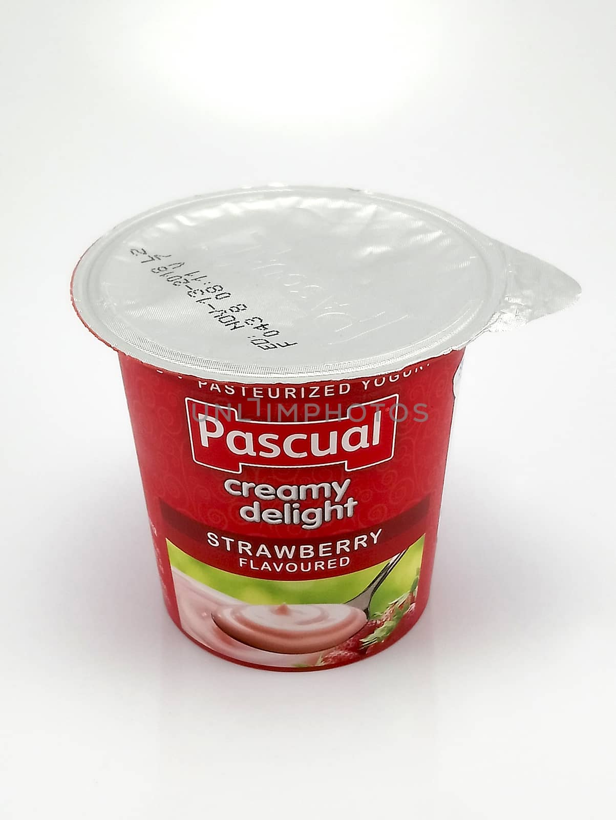 Pascual creamy delight strawberry flavor yogurt in Manila, Phili by imwaltersy