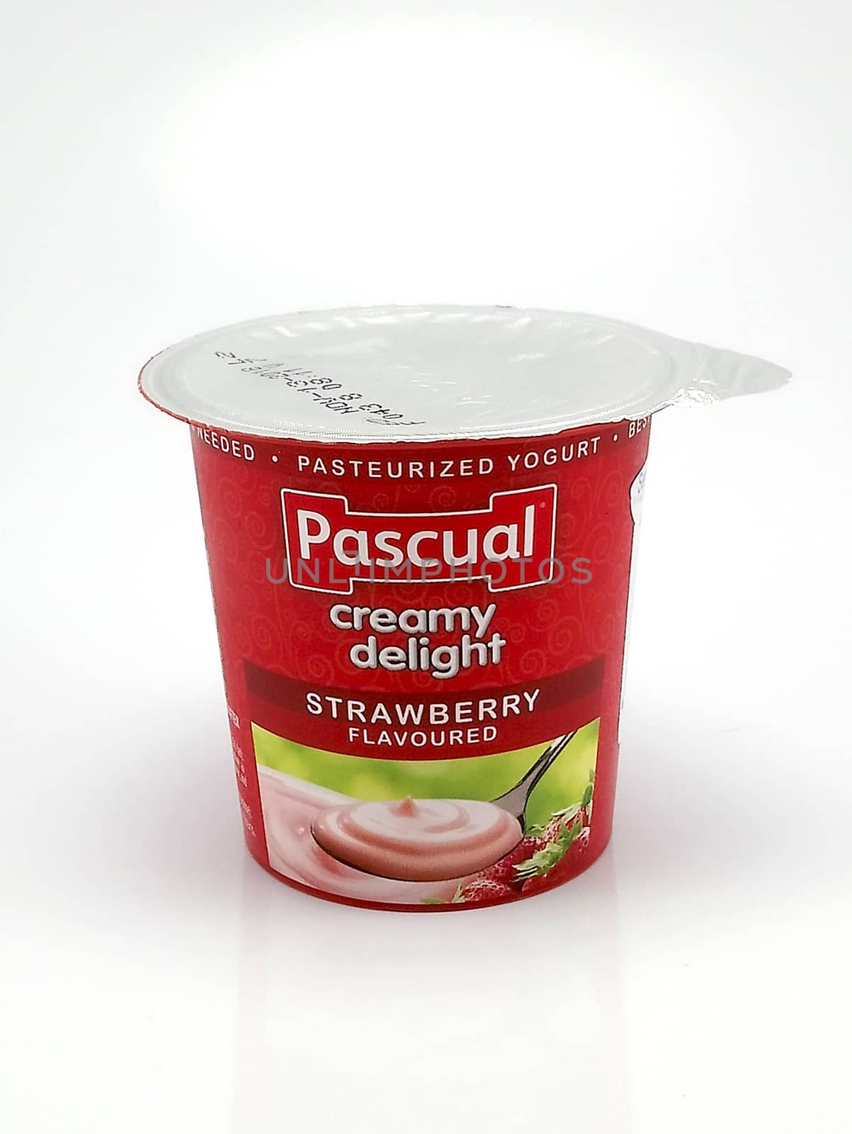 MANILA, PH - JUNE 23 - Pascual creamy delight strawberry flavor yogurt on June 23, 2020 in Manila, Philippines.