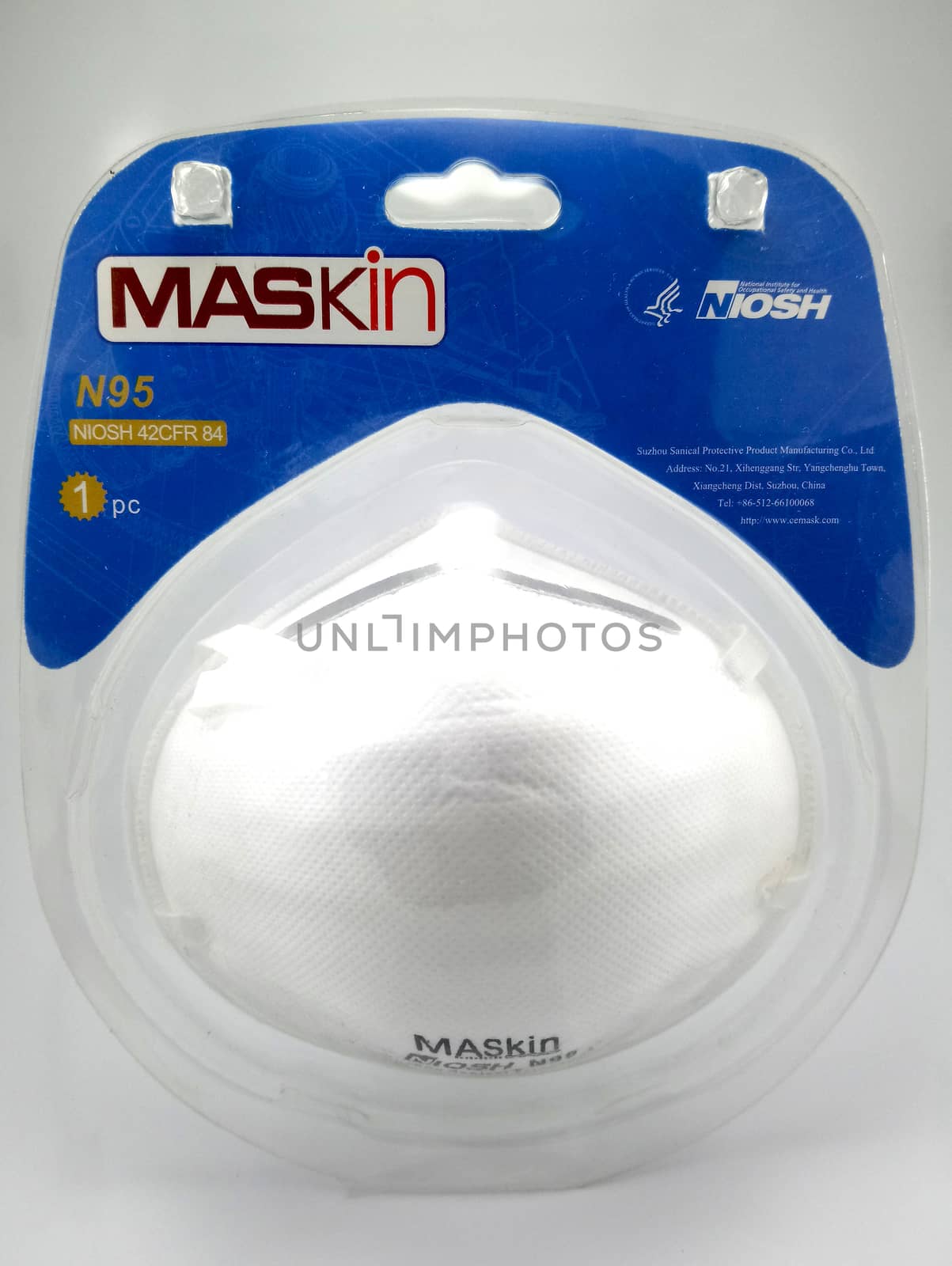 MANILA, PH - JUNE 23 - Maskin N95 mask on June 23, 2020 in Manila, Philippines.