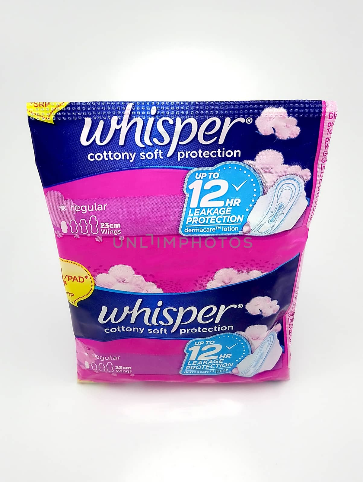 Whisper cottony soft protection menstrual pad in Manila, Philipp by imwaltersy