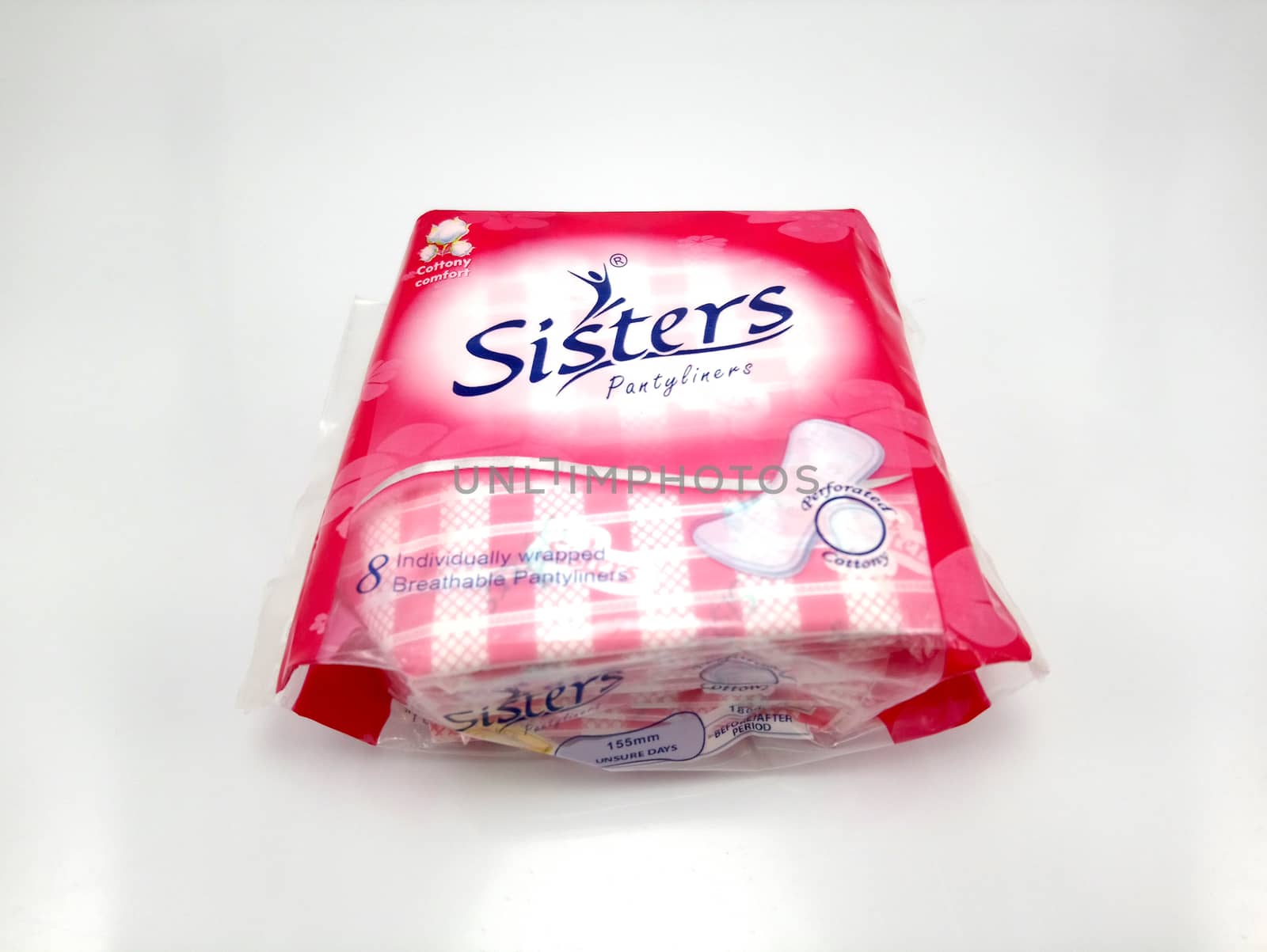 Sisters pantyliners menstrual pad in Manila, Philippines by imwaltersy