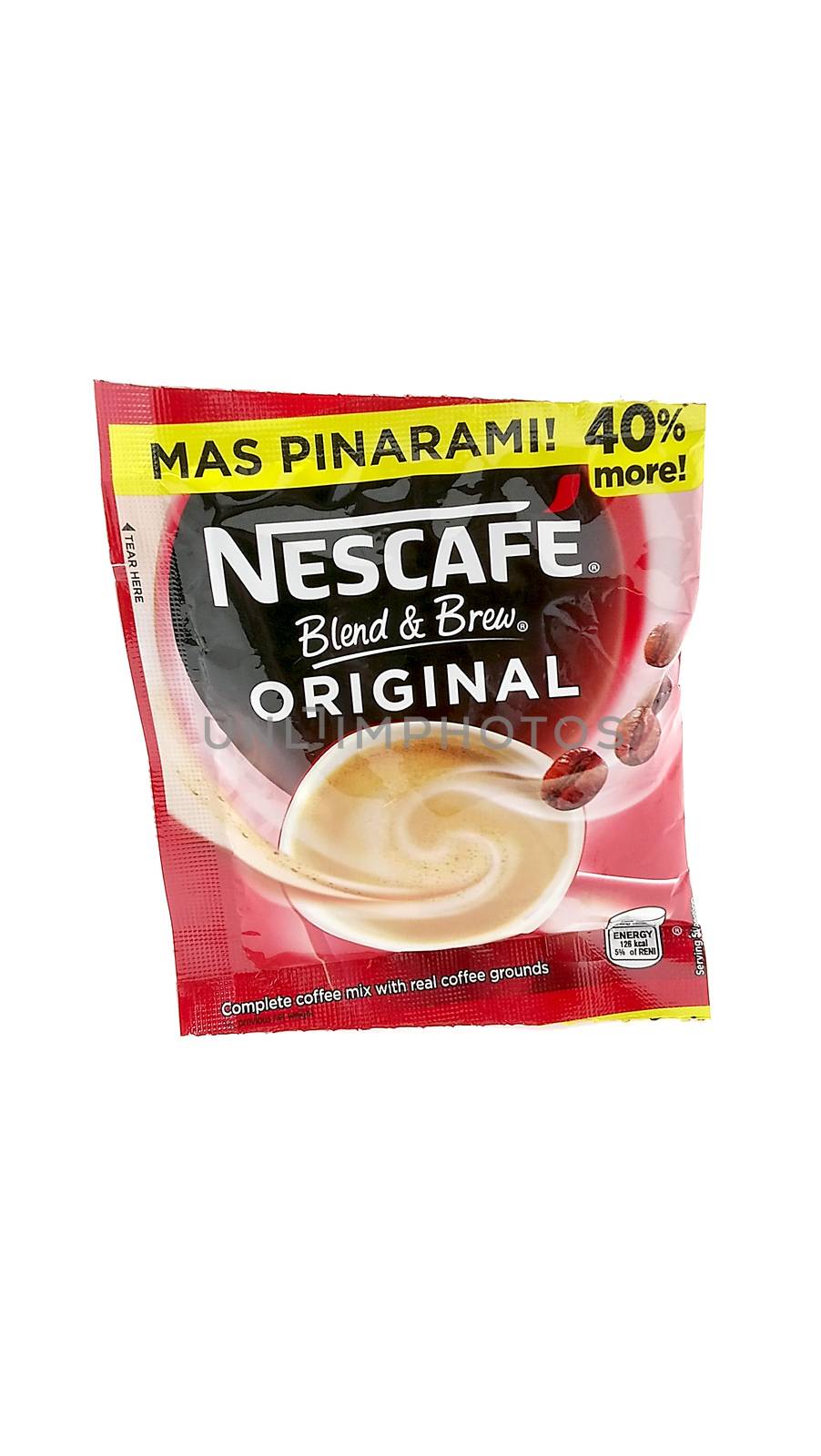MANILA, PH - JUNE 23 - Nescafe blend and brew original coffee sachet on June 23, 2020 in Manila, Philippines.