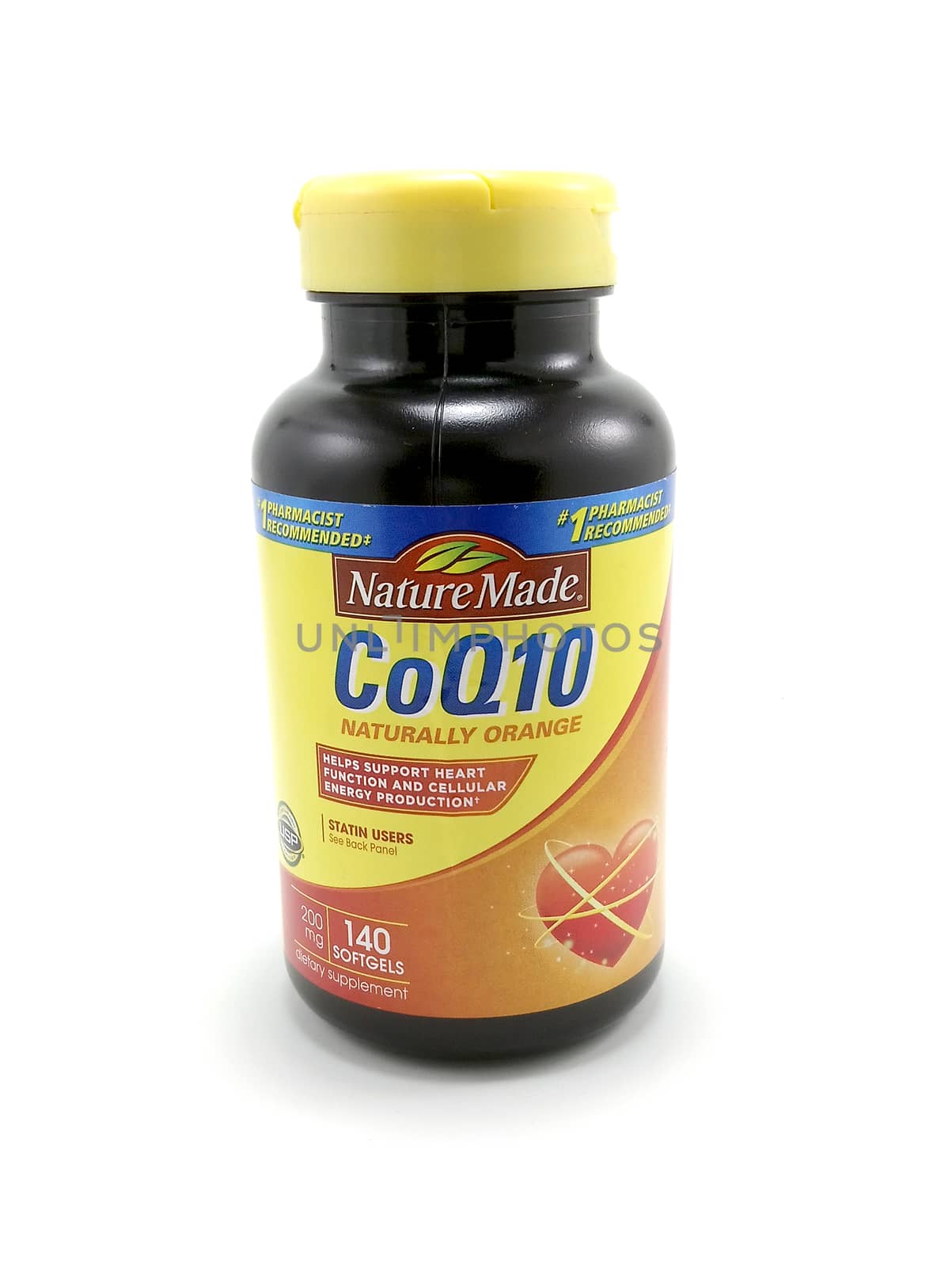 Natural made coq10 naturally orange bottle in Manila, Philippine by imwaltersy