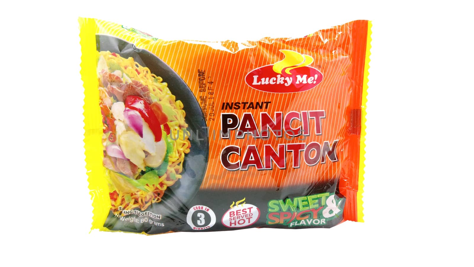 MANILA, PH - JUNE 23 - Lucky me pancit canton noodles on June 23, 2020 in Manila, Philippines.