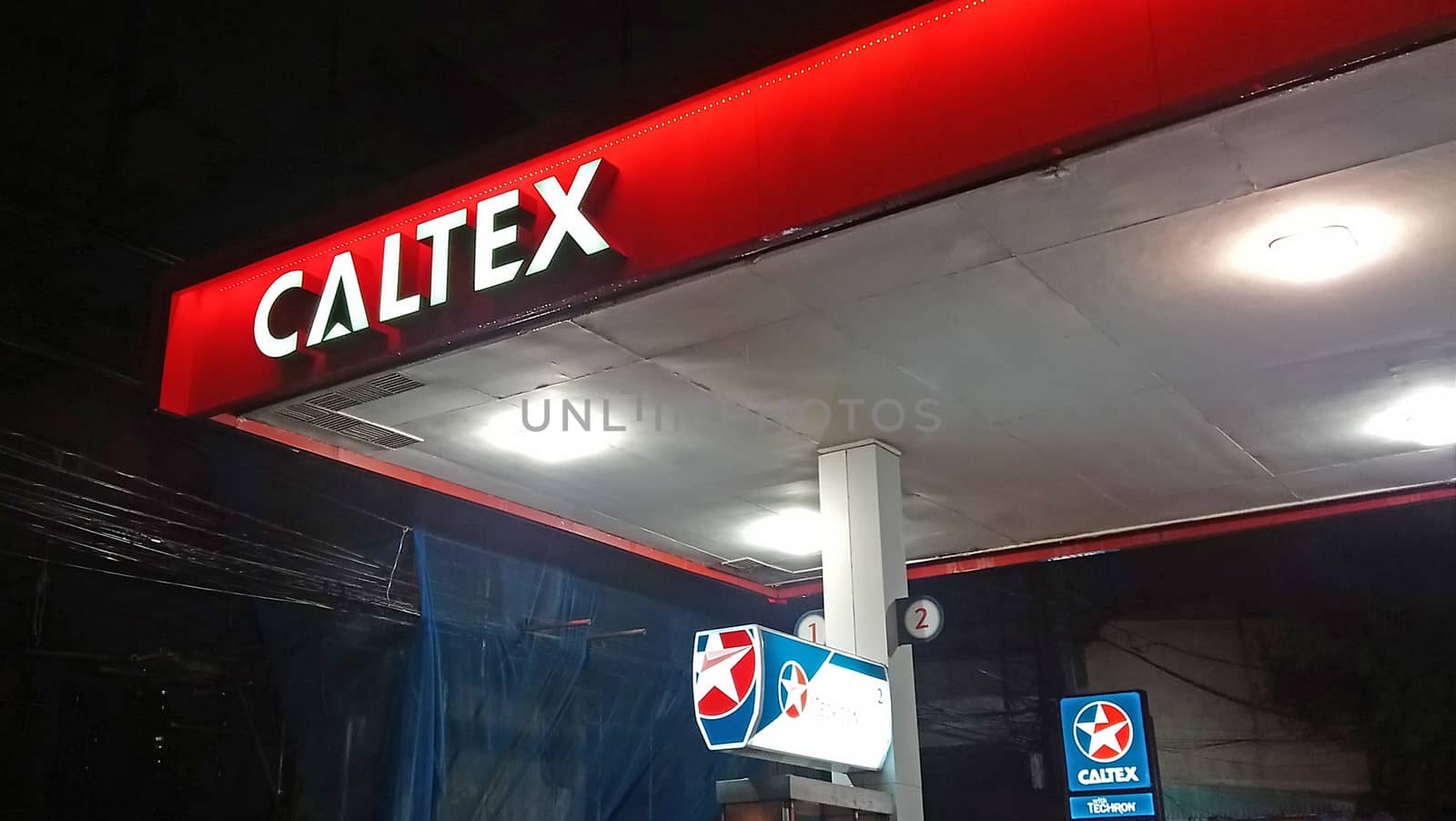 QUEZON CITY, PH - JUNE 2 - Caltex gas station on June 2, 2018 in Quezon City, Philippines.