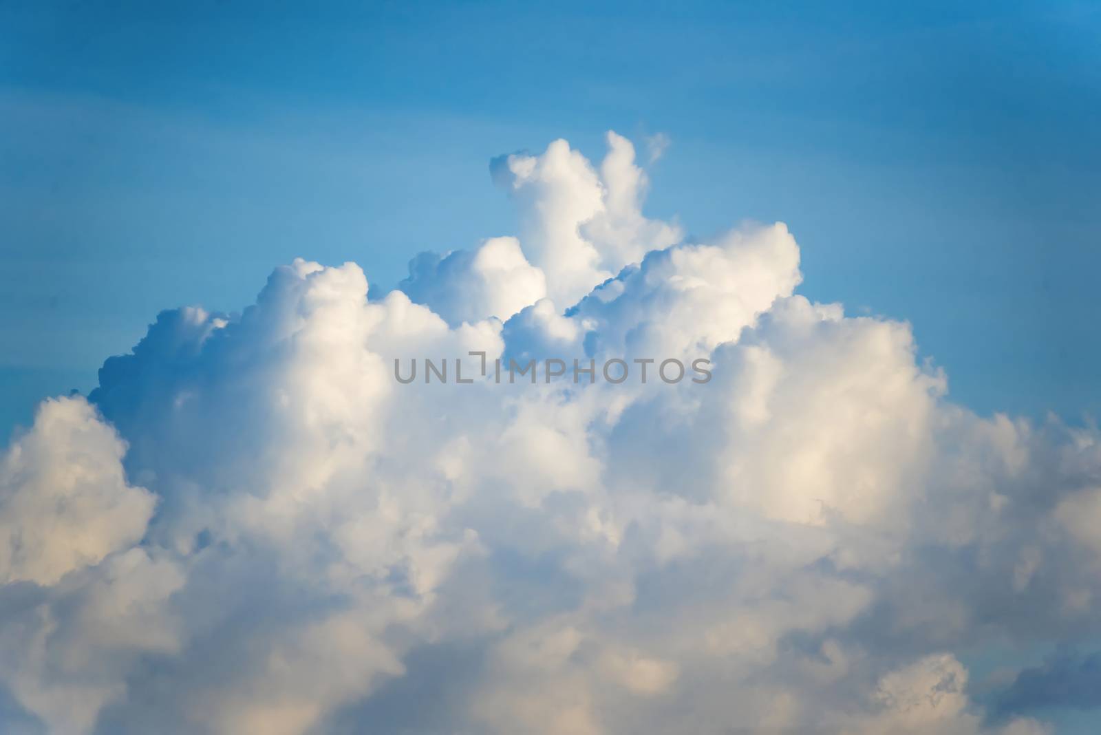 Colorful dramatic sky with cloud at sunset. by Bubbers