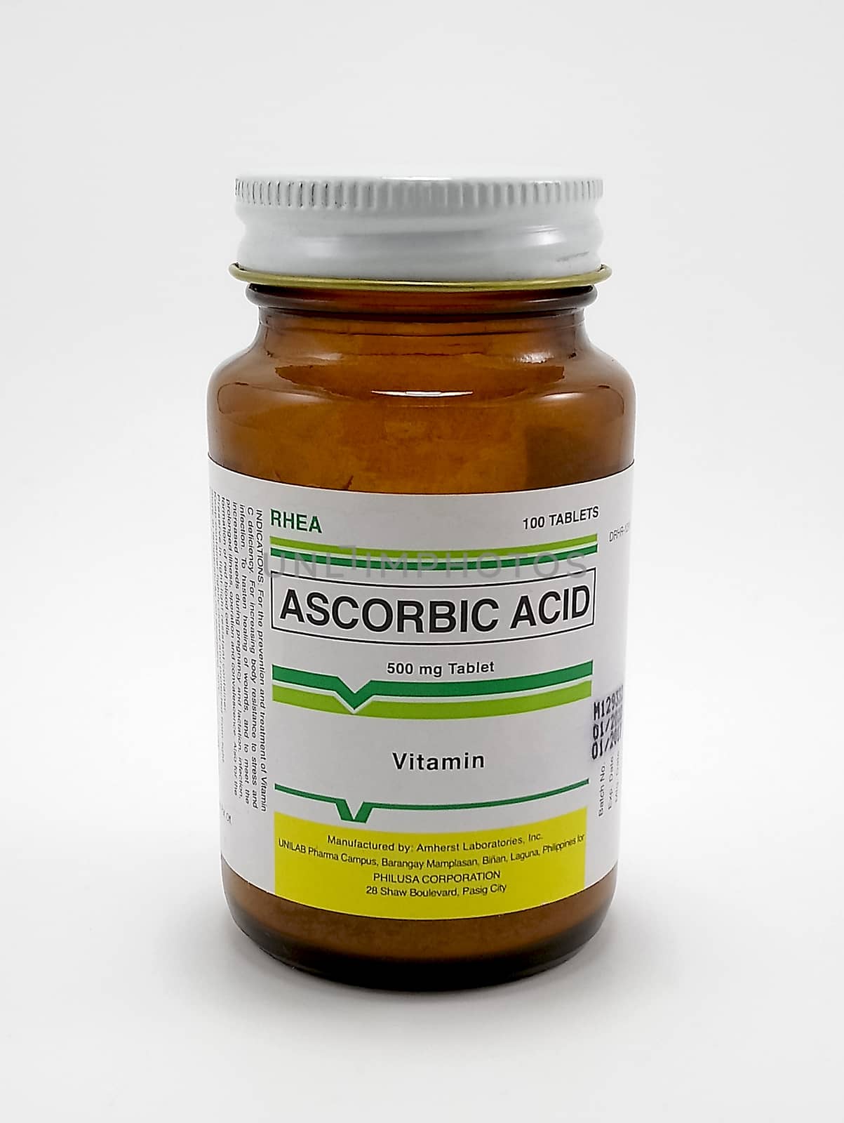 Rhea ascorbic acid vitamin c bottle in Manila, Philippines by imwaltersy