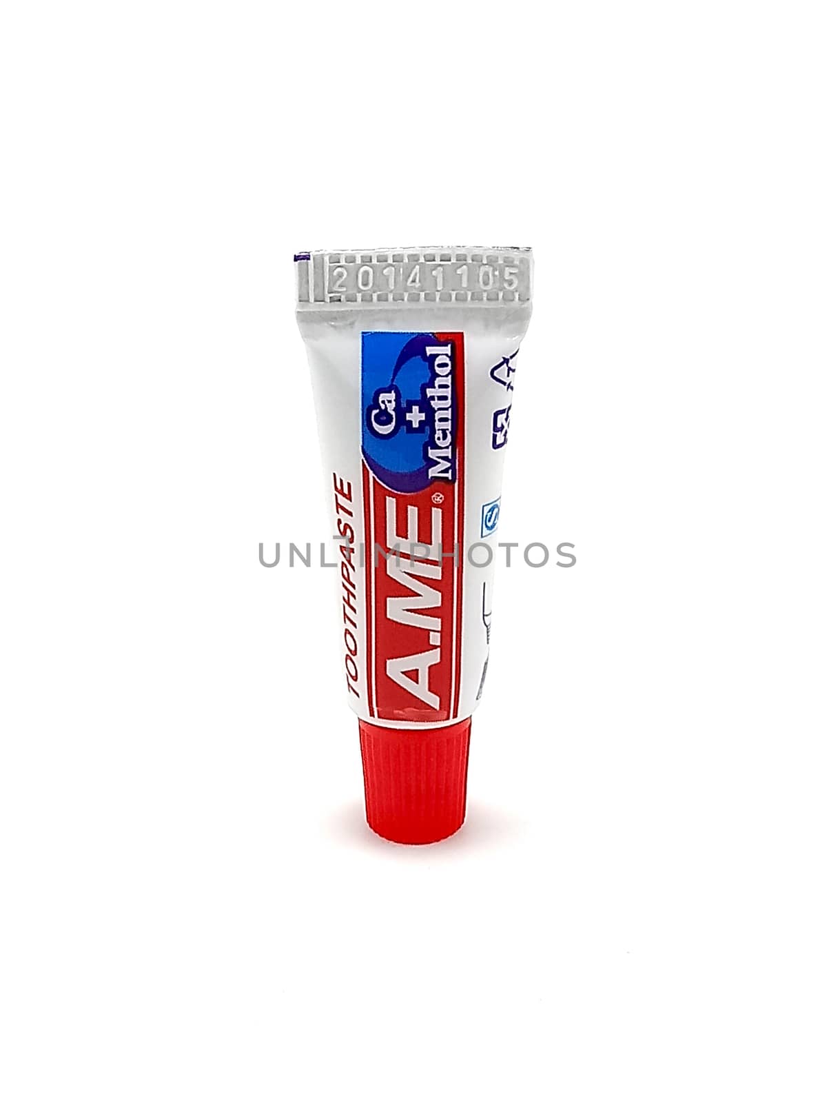 MANILA, PH - JUNE 23 - Ame toothpaste tube on June 23, 2020 in Manila, Philippines.