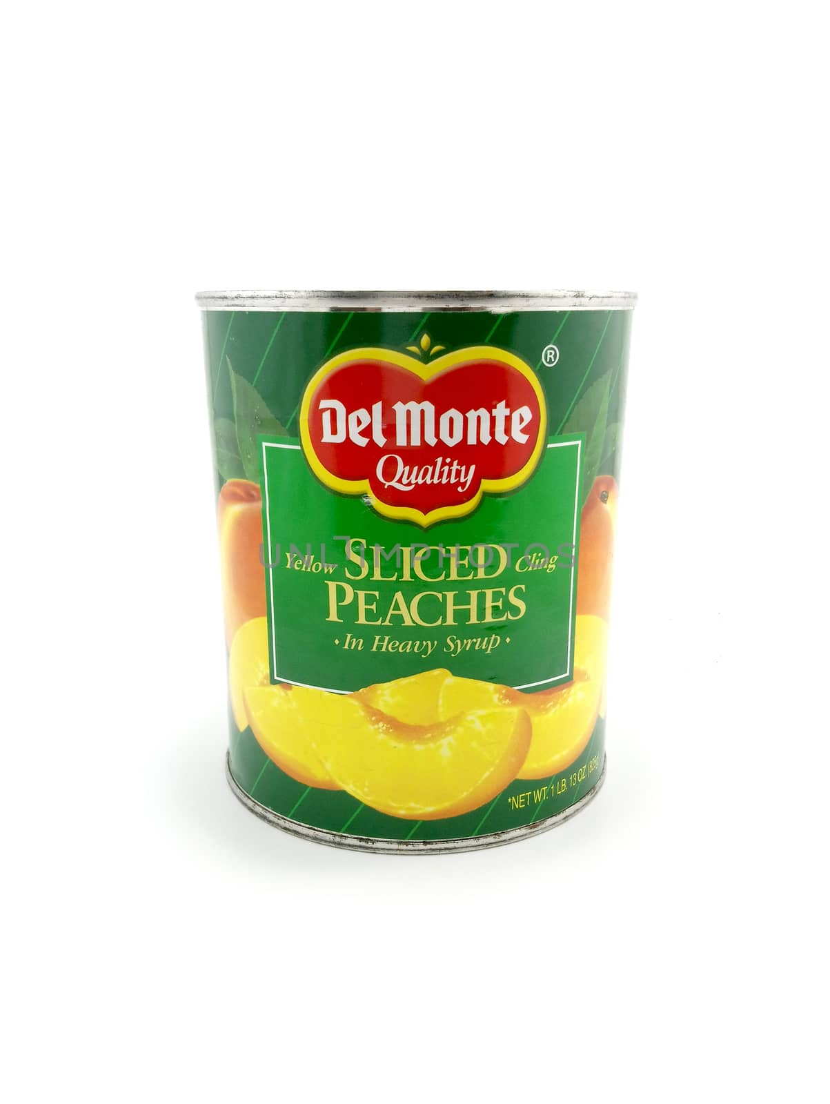 Del Monte sliced peaches can in Manila, Philippines by imwaltersy