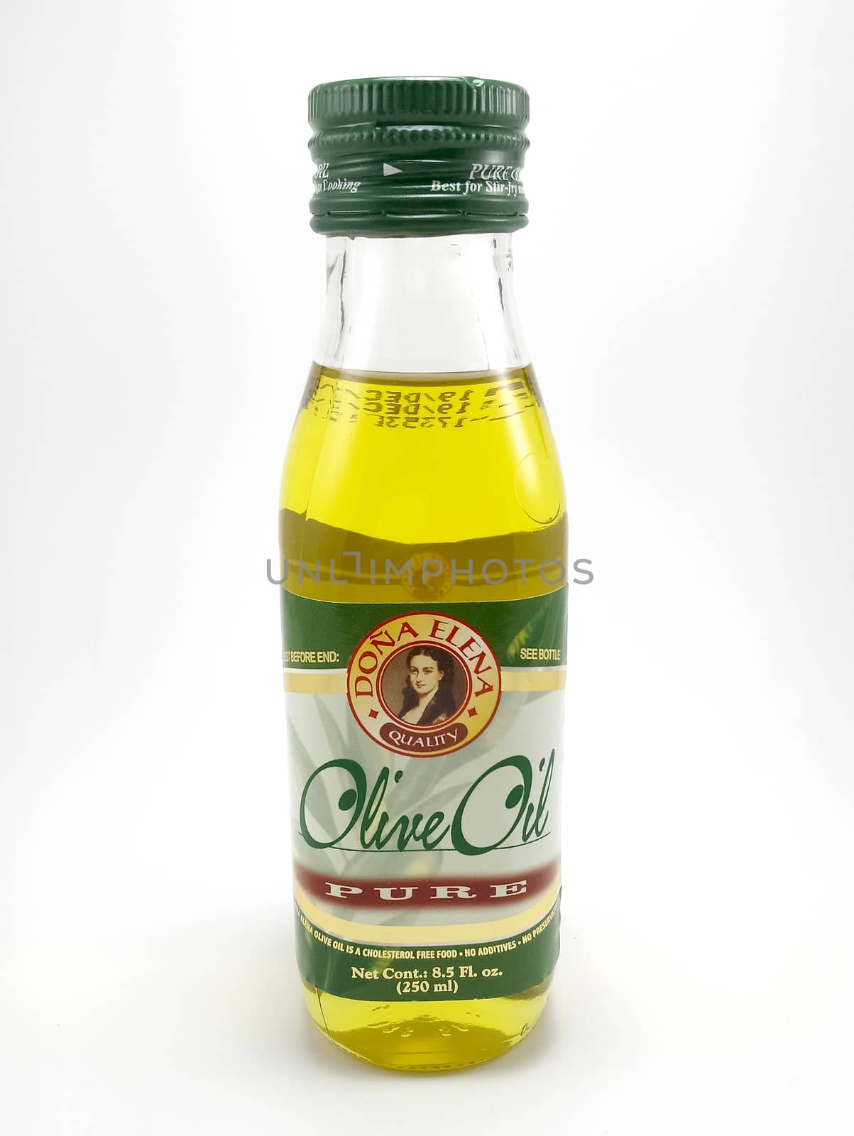 MANILA, PH - JUNE 23 - Dona Elena pure olive oil on June 23, 2020 in Manila, Philippines.