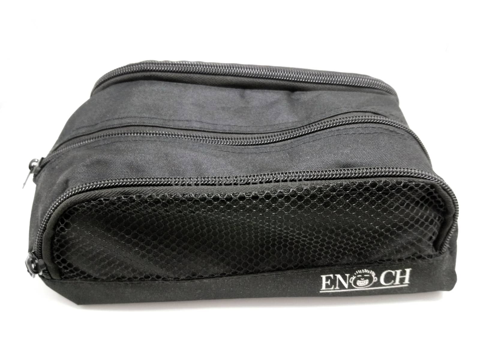 MANILA, PH - JUNE 23 - Enoch black portable pouch on June 23, 2020 in Manila, Philippines.
