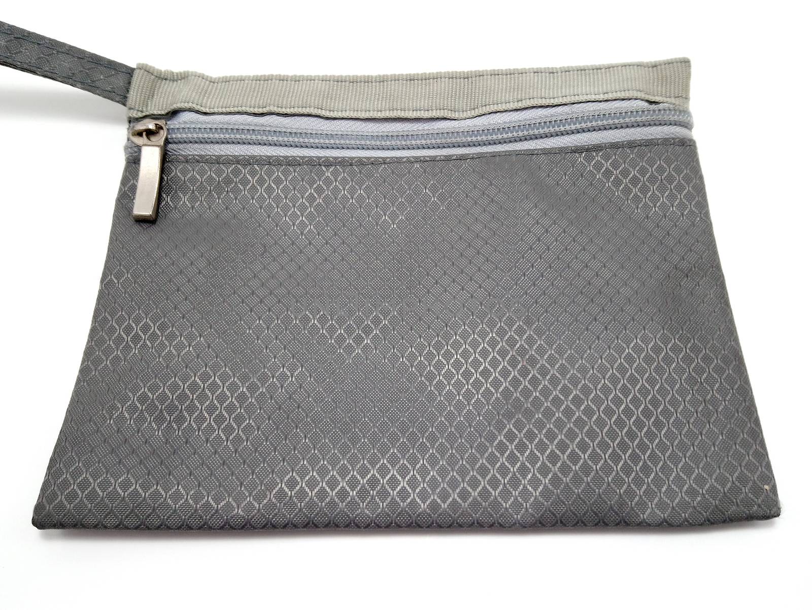 Gray color portable pouch  by imwaltersy