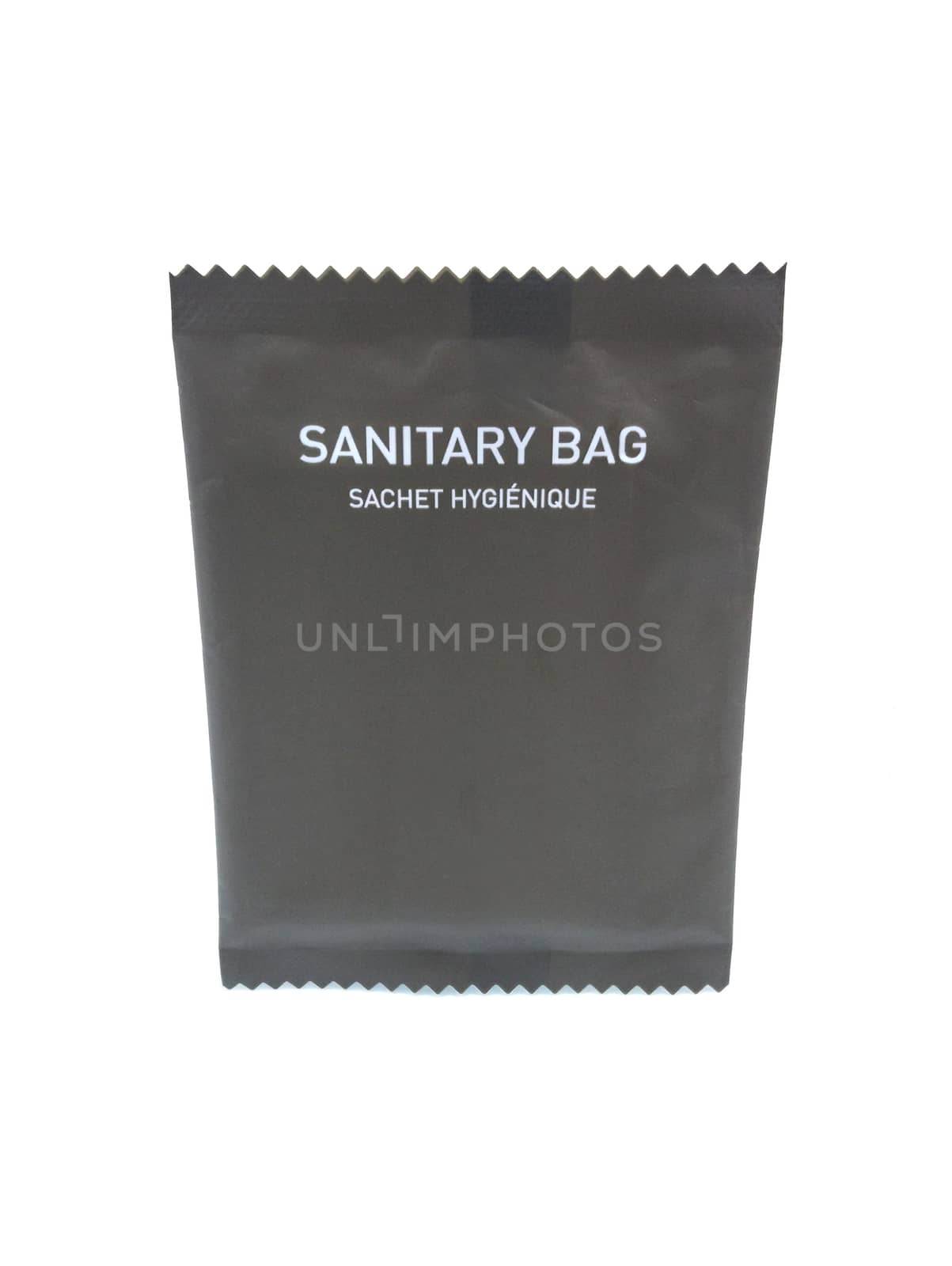 Sanitary bag small pack hotel complimentary use to put wet clothes