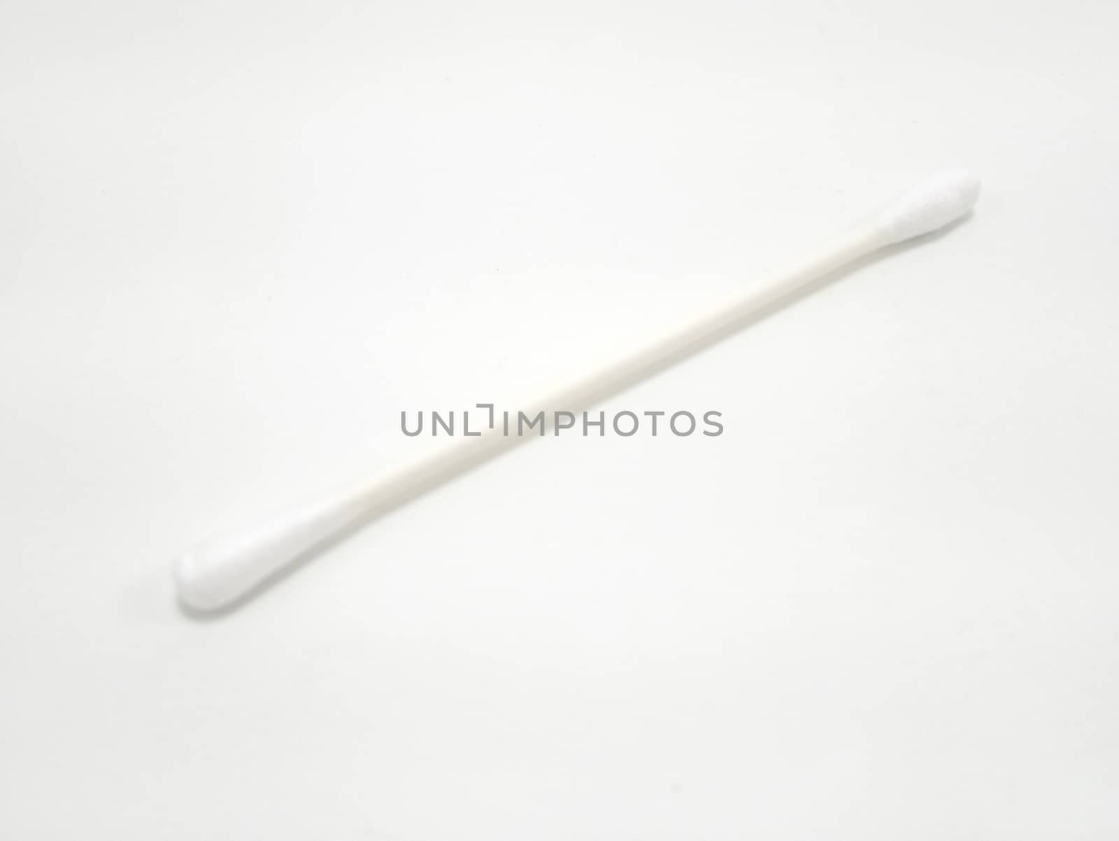 Cotton buds at both ends of the plastic stick by imwaltersy