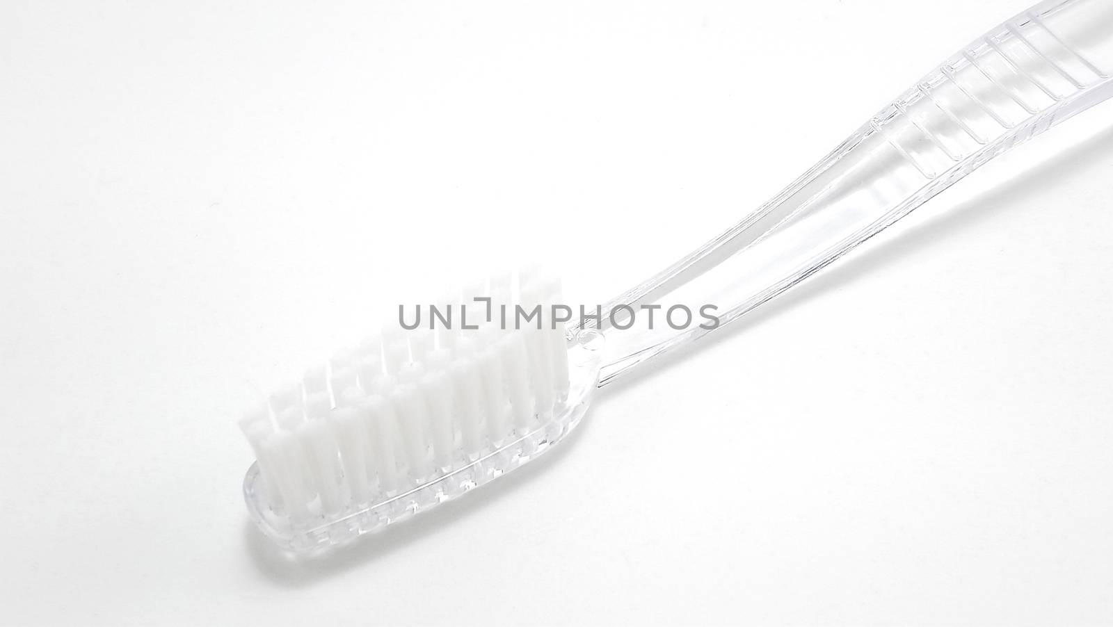 Clear transparent disposable plastic toothbrush  by imwaltersy