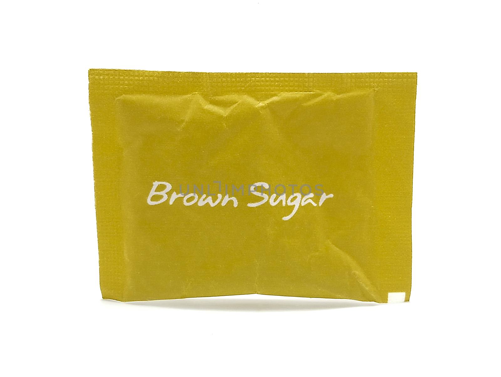 Brown sachet sugar use to mix on beverages and cooking of foods