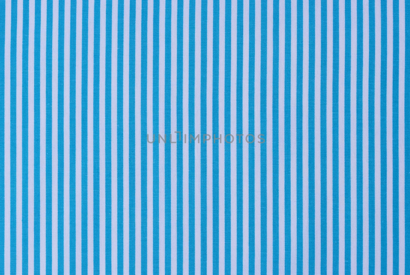 Light blue and white striped fabric background texture 