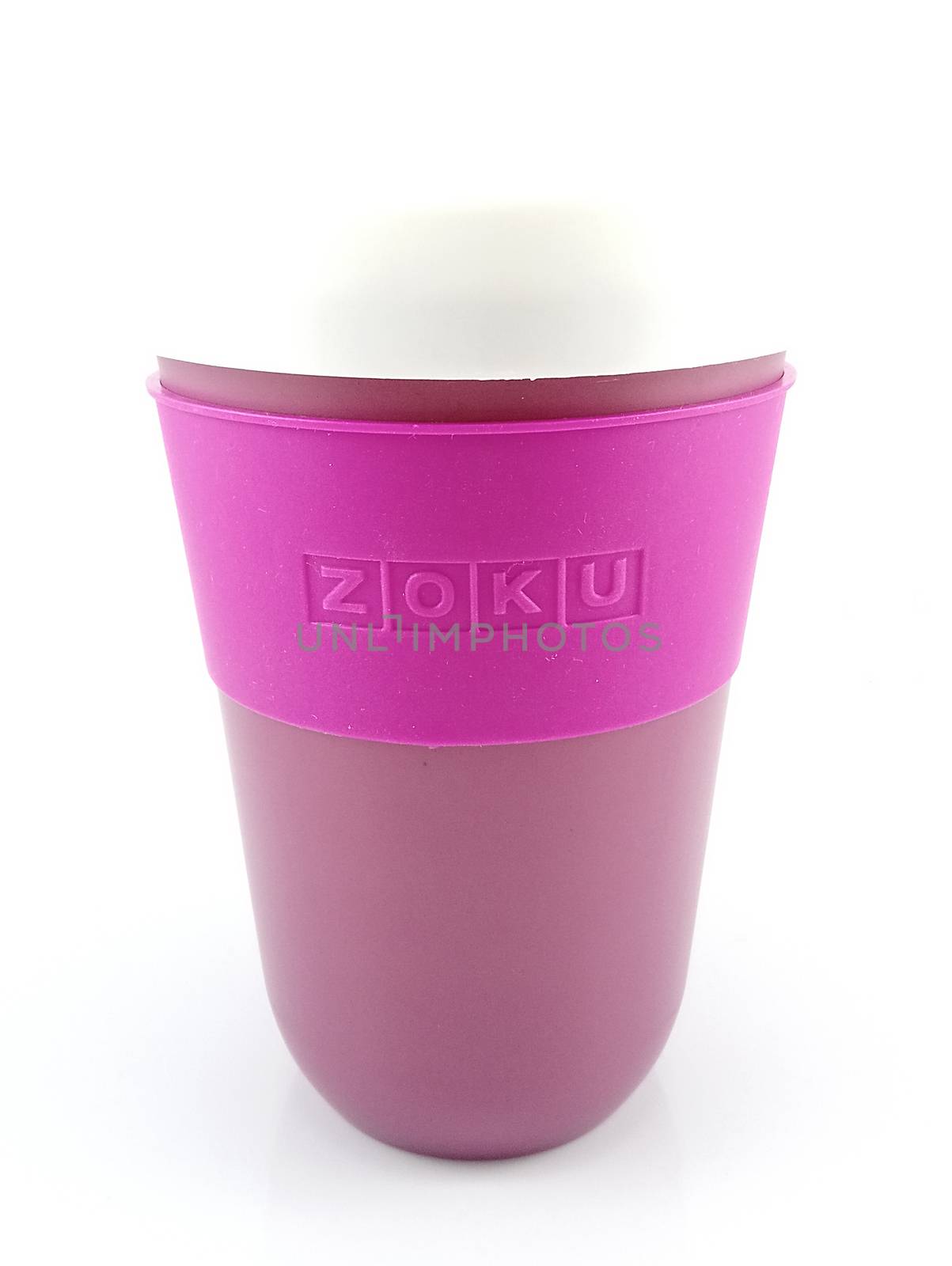 MANILA, PH - SEPT 20 - Zoku slush and shake maker cup on September 20, 2018 in Manila, Philippines. Zoku brand is a manufacturer of slush and shake maker product.