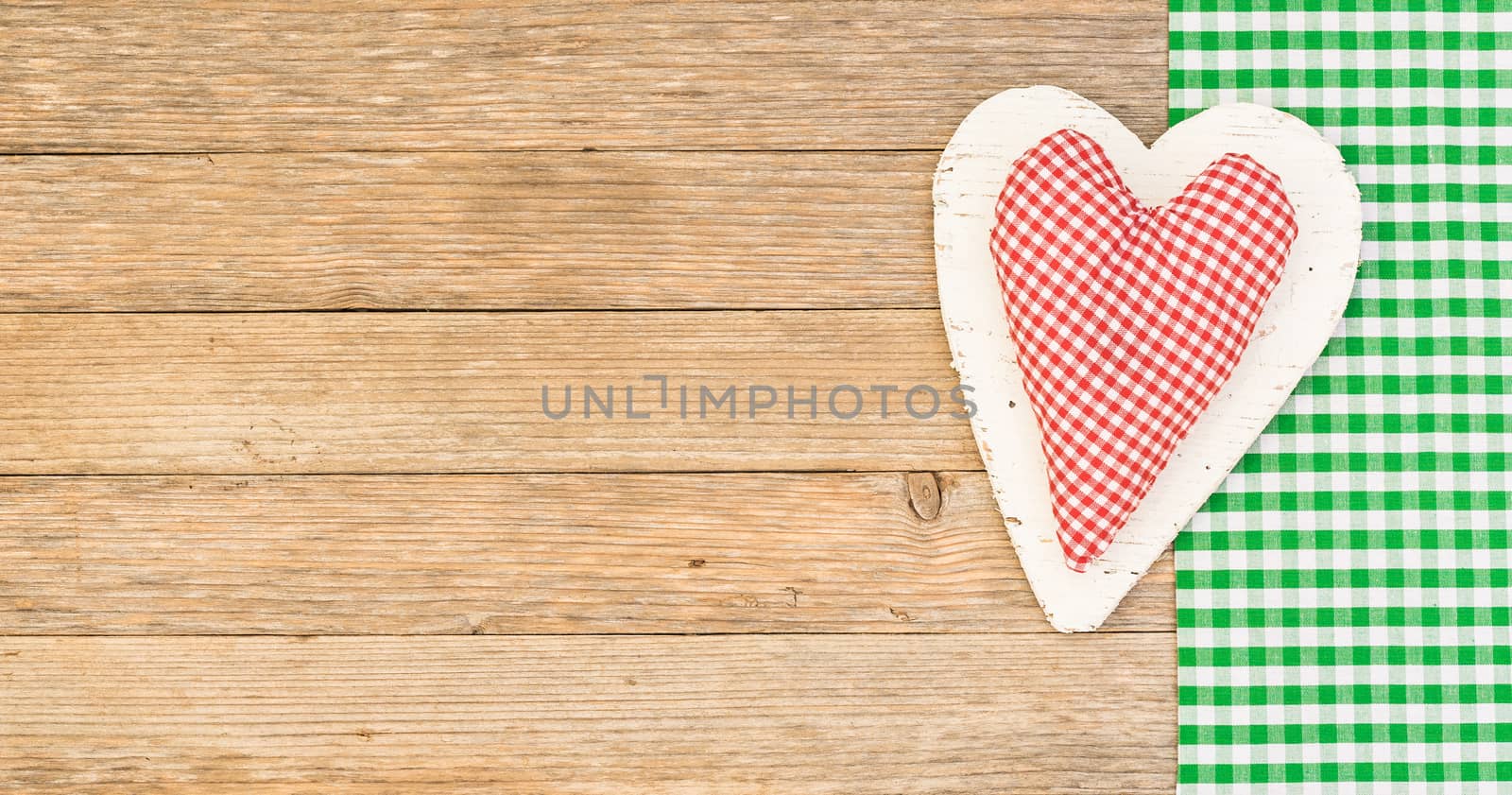 Heart decoration on wood background

 by Vulcano