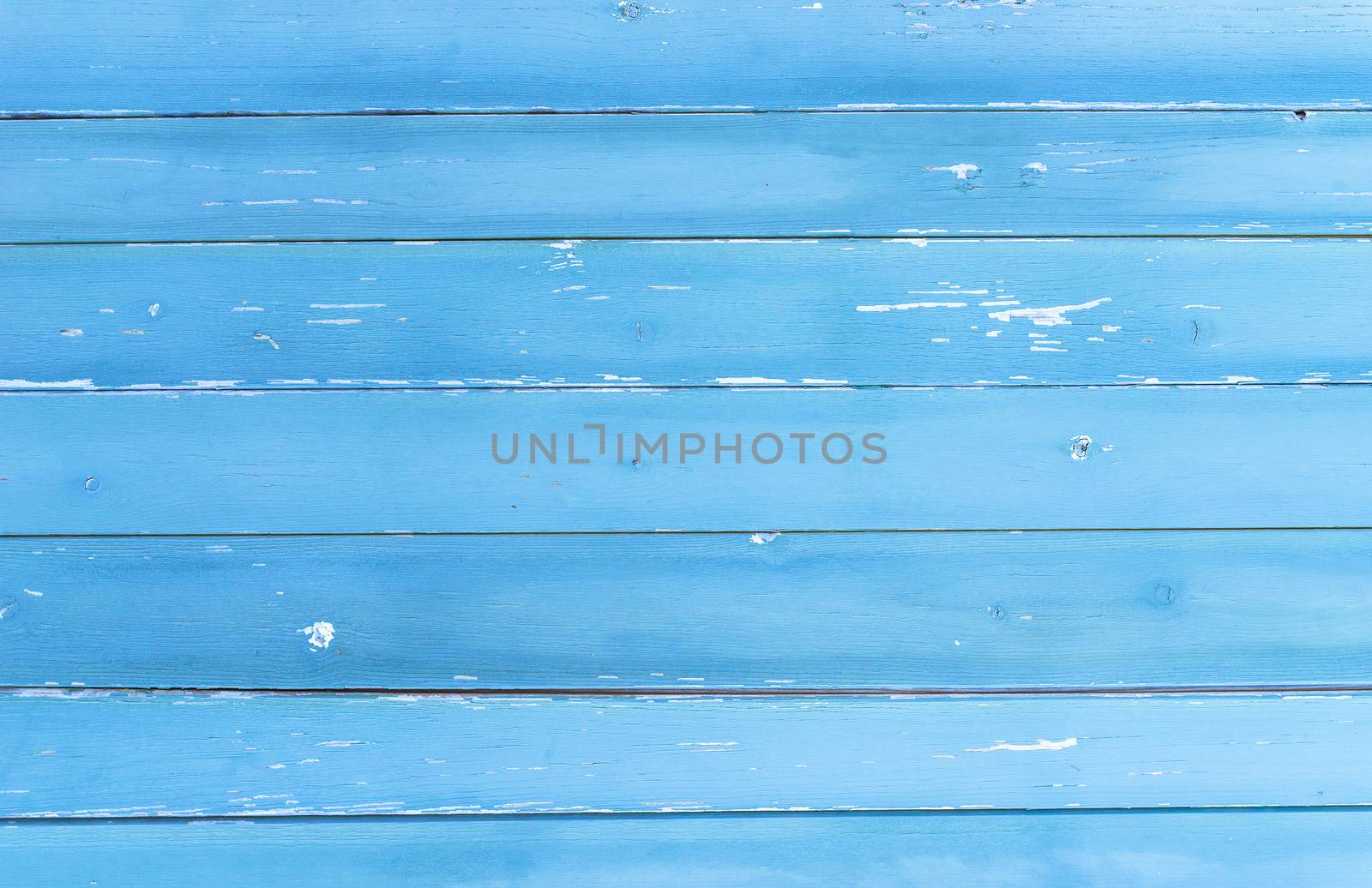 Close-up of light blue wooden background texture