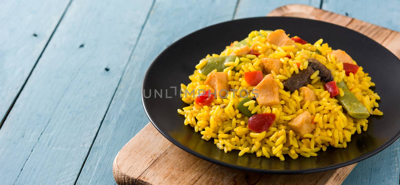 Fried rice with chicken and vegetables by chandlervid85