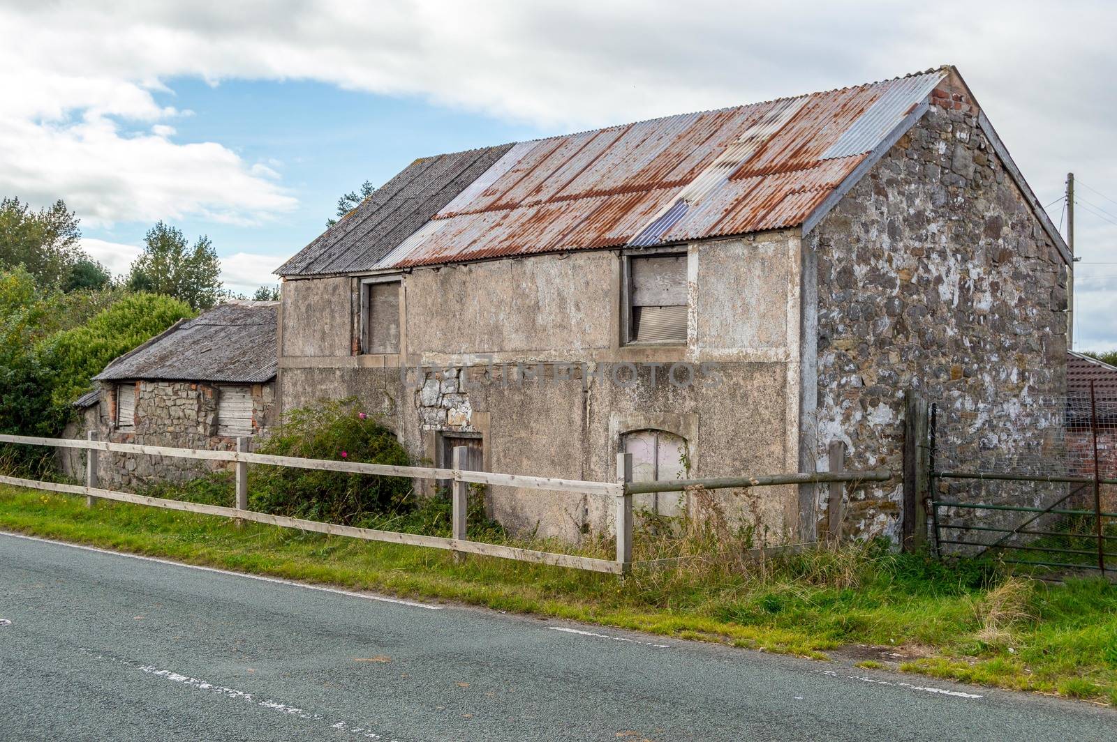 Old derelict house