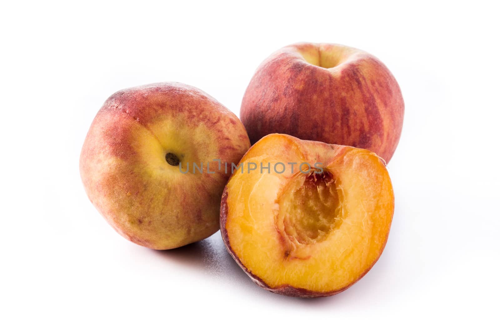 Fresh peach fruit by chandlervid85