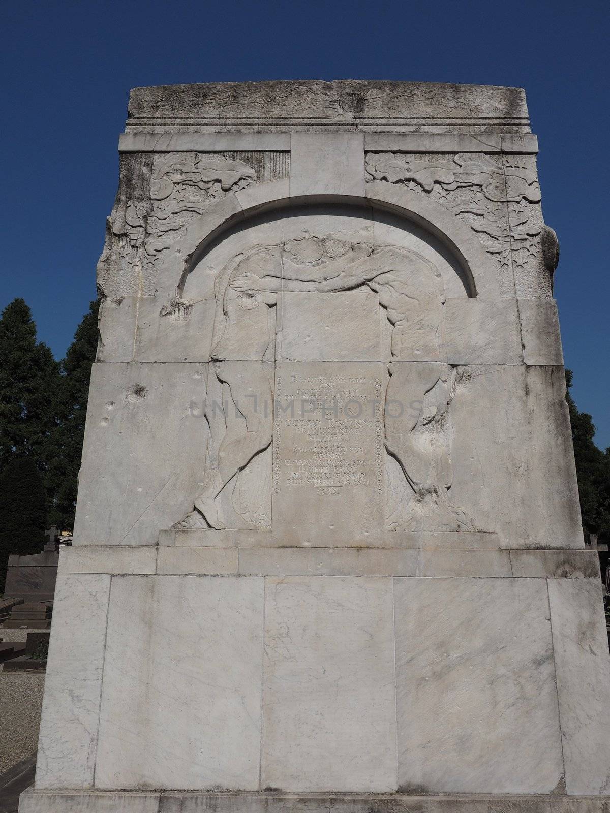 Toscanini grave at Cimitero Monumentale (Monumental Cemetery) in Milan by claudiodivizia