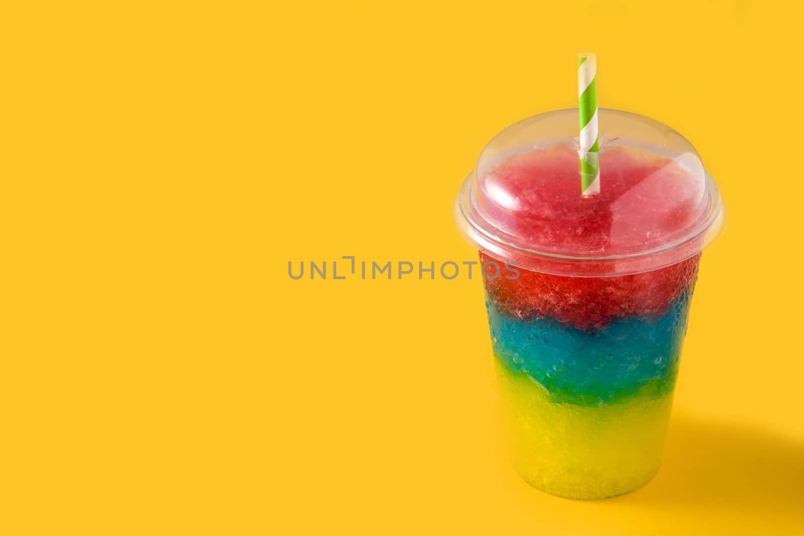 Colorful slushie of differents flavors by chandlervid85