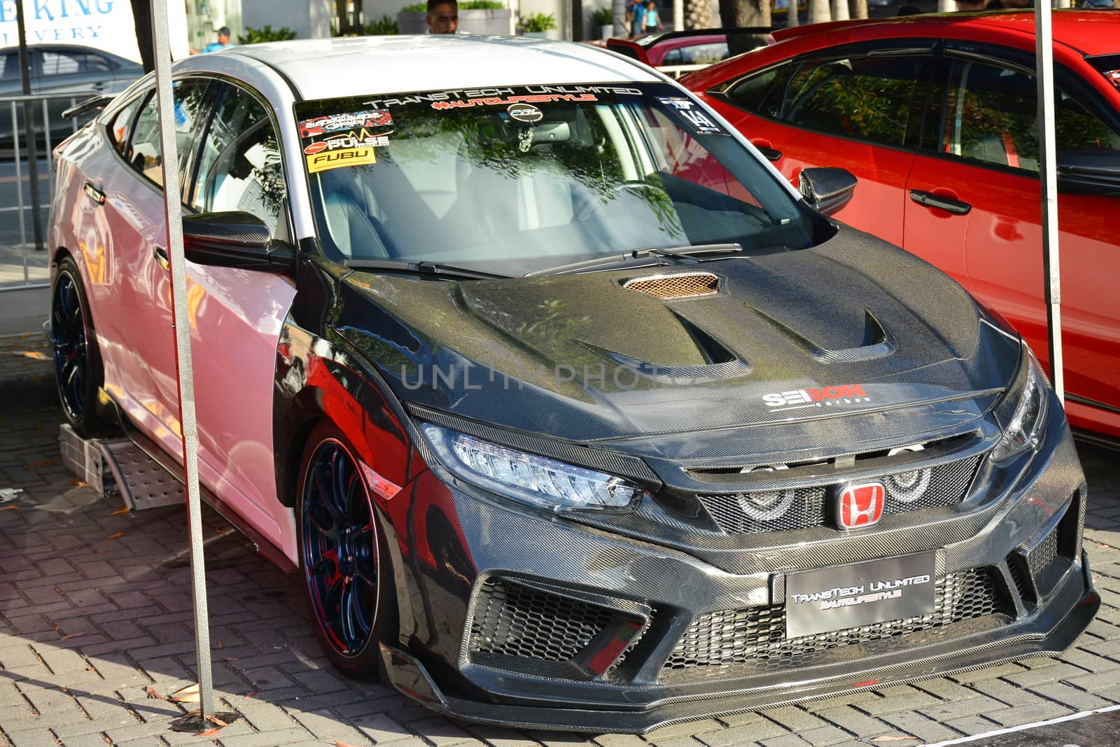 PASAY, PH - DEC 8 - Honda civic at Bumper to Bumper car show on December 8, 2018 in Pasay, Philippines.