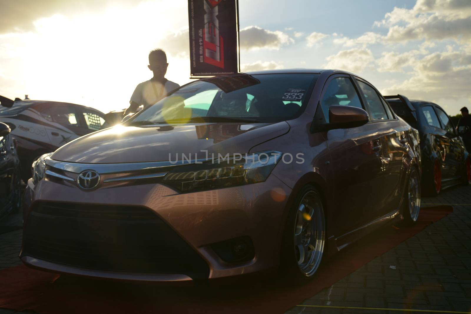 PASAY, PH - DEC 8 - Toyota corolla at Bumper to Bumper car show on December 8, 2018 in Pasay, Philippines.