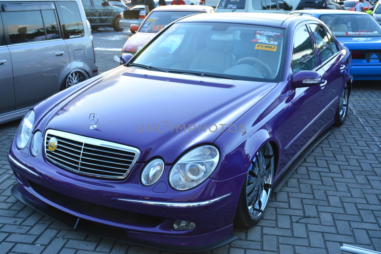 PASAY, PH - DEC 8 - Mercedes Benz bug eye at Bumper to Bumper car show on December 8, 2018 in Pasay, Philippines.