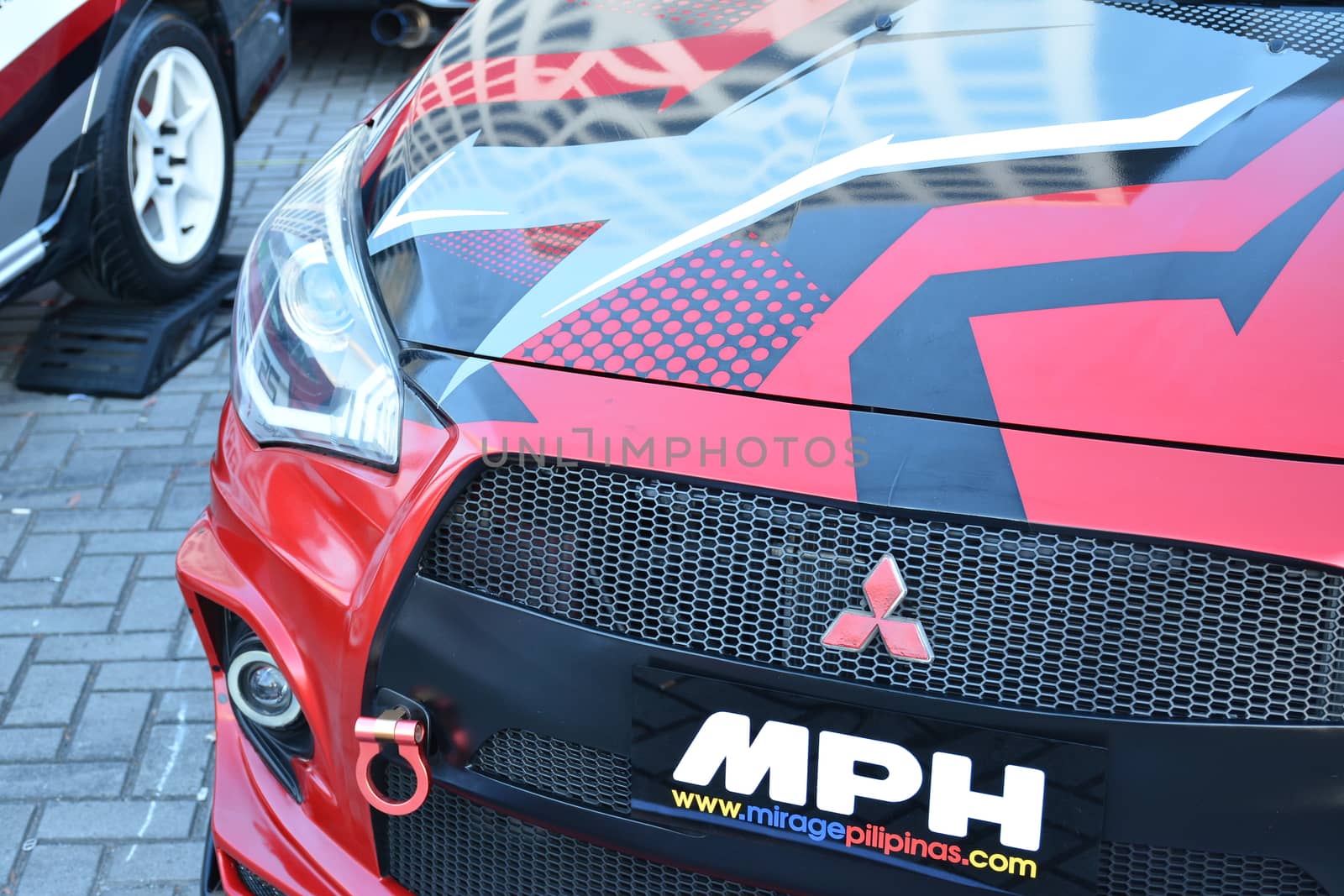 PASAY, PH - DEC 8 - Mitsubishi mirage at Bumper to Bumper car show on December 8, 2018 in Pasay, Philippines.