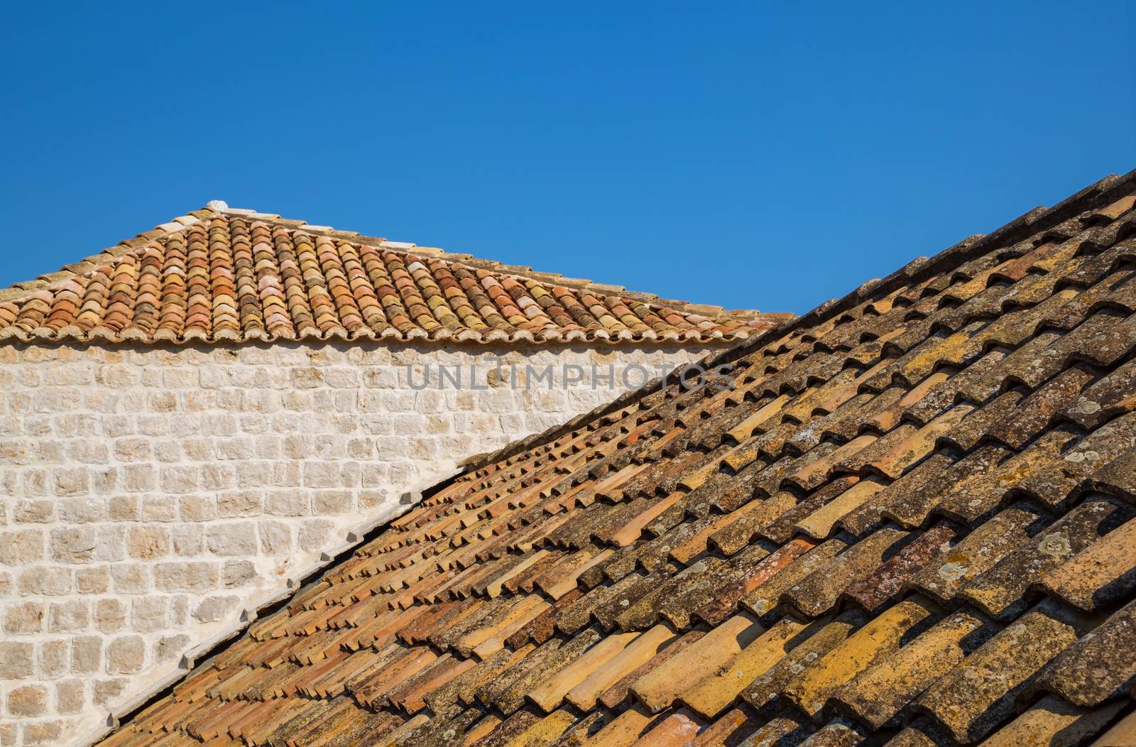 Roof tiles in Dubrovnik, Croatia by Sid10
