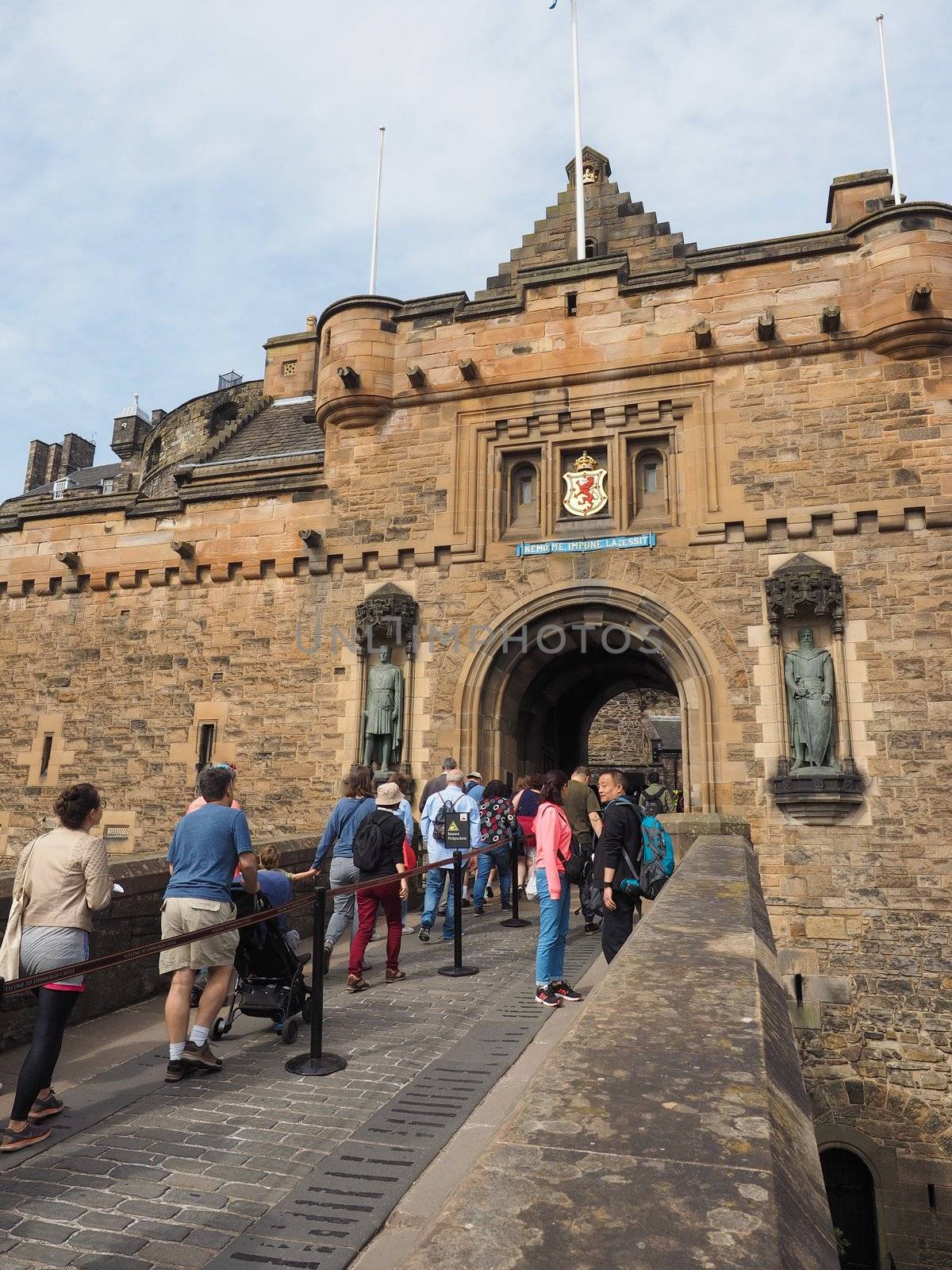 Edinburgh castle visitors by claudiodivizia