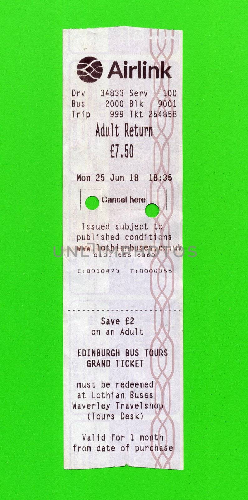 Return ticket from Edinburgh airport to the city centre by claudiodivizia